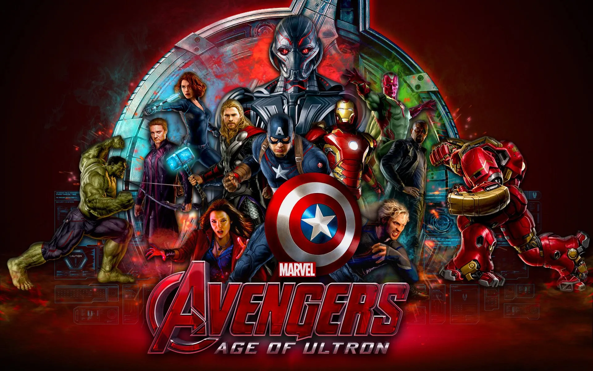 Wallpaper Scarlett Johansson, Hulk, Iron Man, Captain America, Thor, Black Widow, Natasha Romanoff, Hawkeye for mobile and desktop, section фильмы, resolution 1920x1200