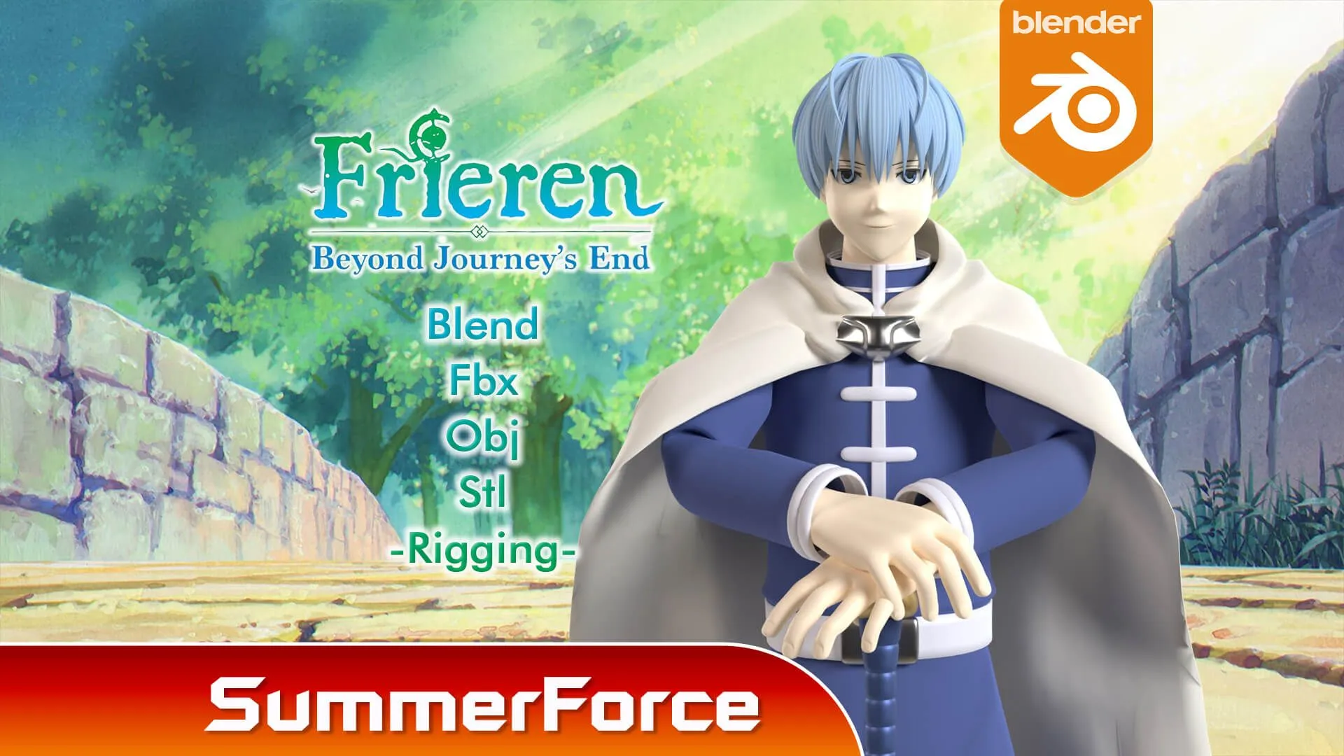 Himmel Beyond Journey End 3D Model