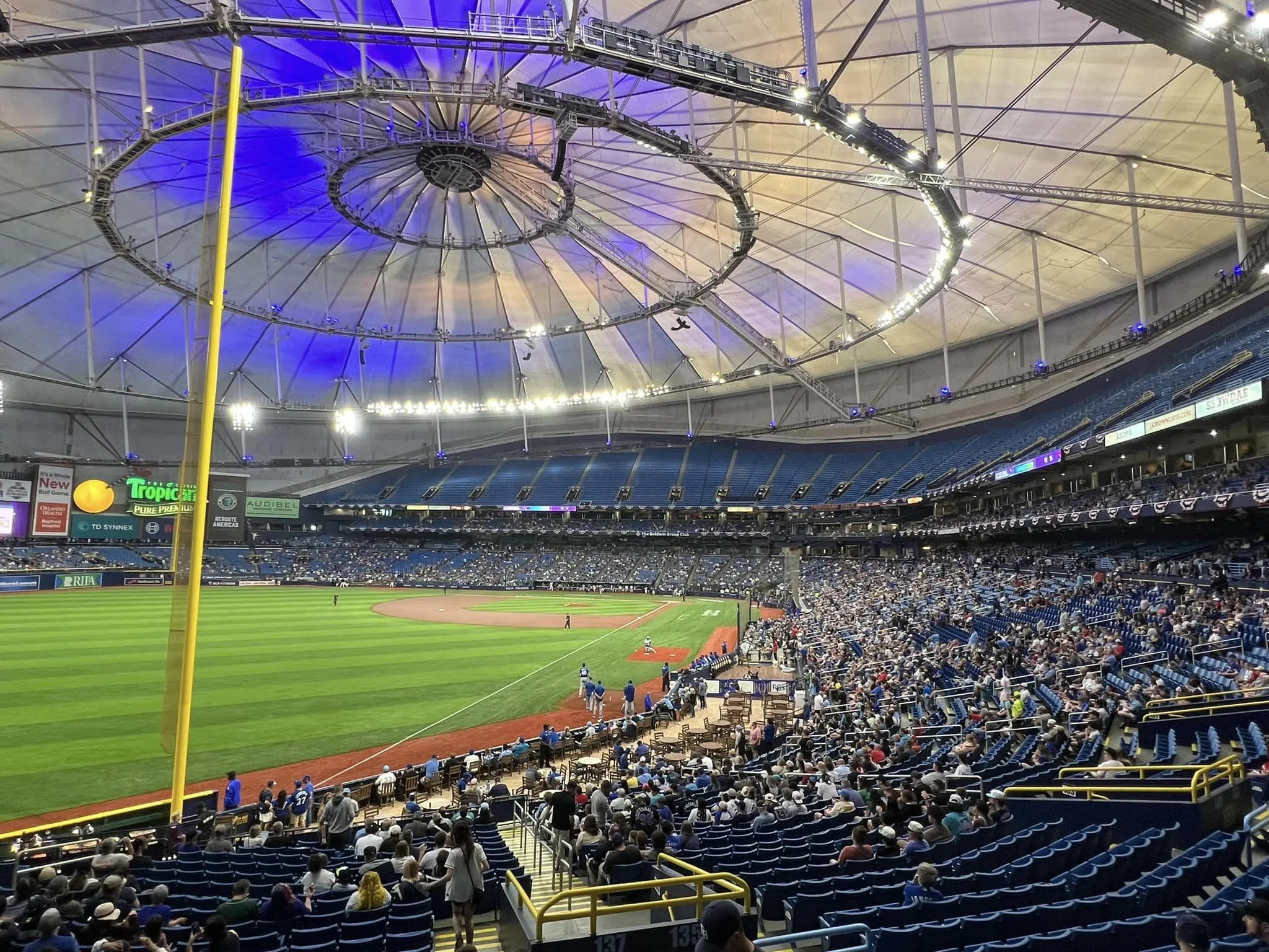 Tropicana Field Review Bay Rays