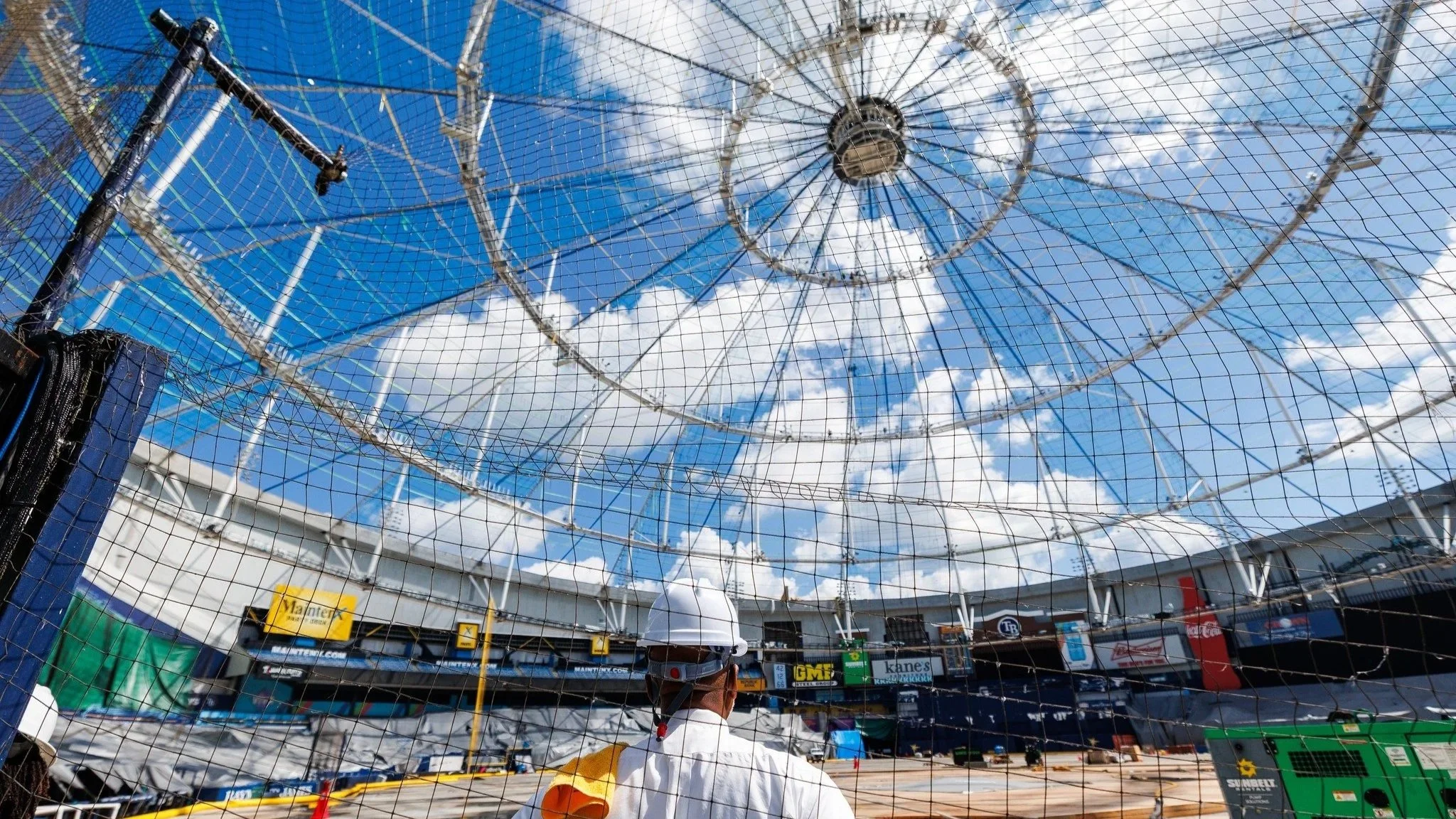 St. Pete pushes forward on $59 million Tropicana Field repairs as roof installation begins
