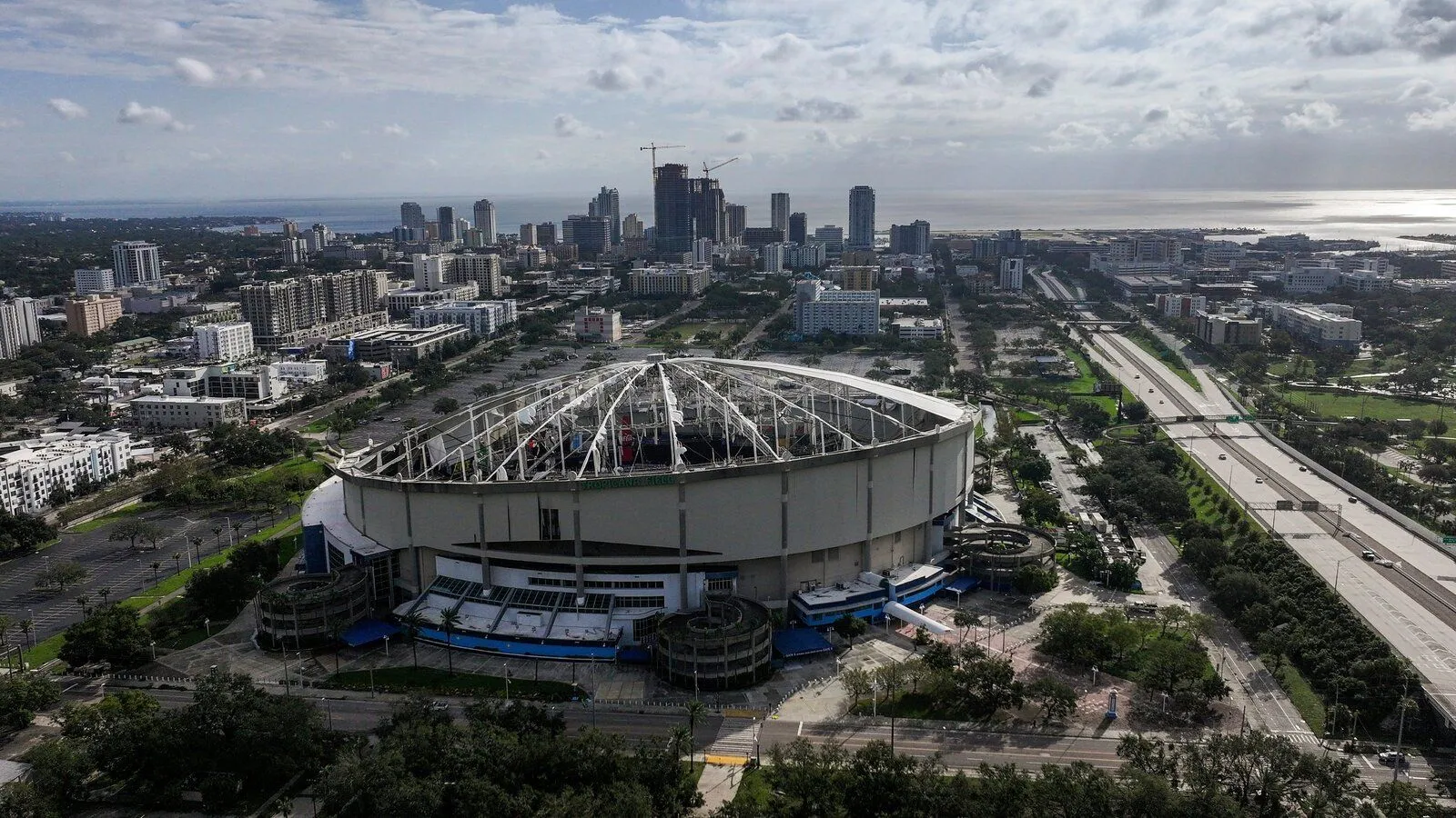 Tropicana Field, Already Obsolete, Now Needs a New Roof