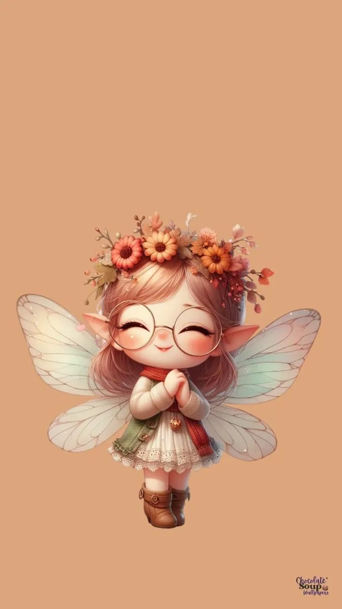 Fall Fairy Phone Wallpaper
