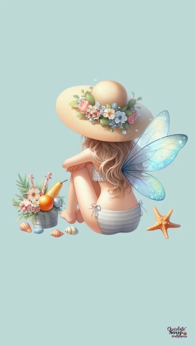 Summer Fairy Phone Wallpaper