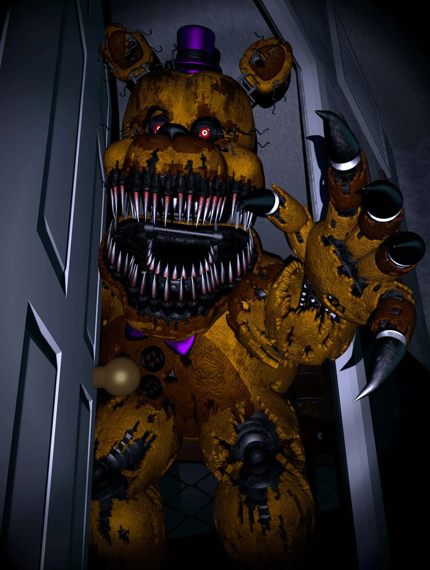 Download Scary Fnaf Foxy Edgy Fingers Picture