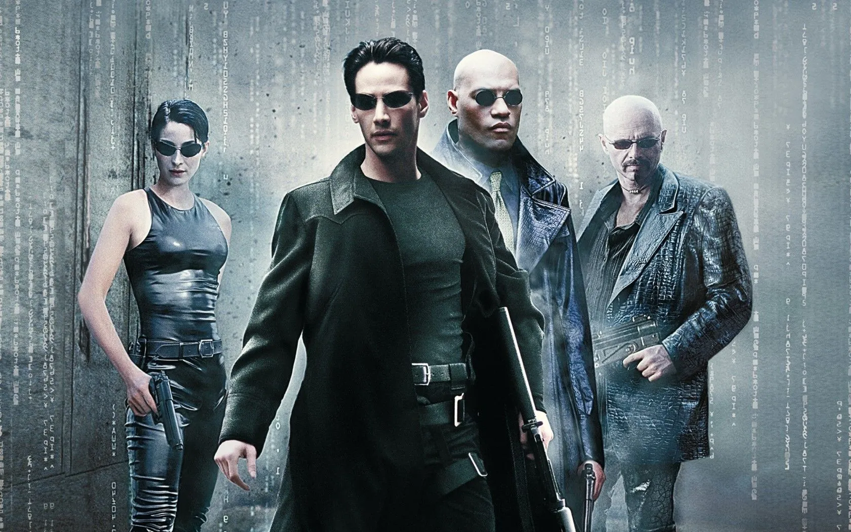 The Matrix, Movies, Neo, Keanu Reeves, Morpheus, Carrie Anne Moss, Trinity, Laurence Fishburne Wallpaper HD / Desktop and Mobile Background