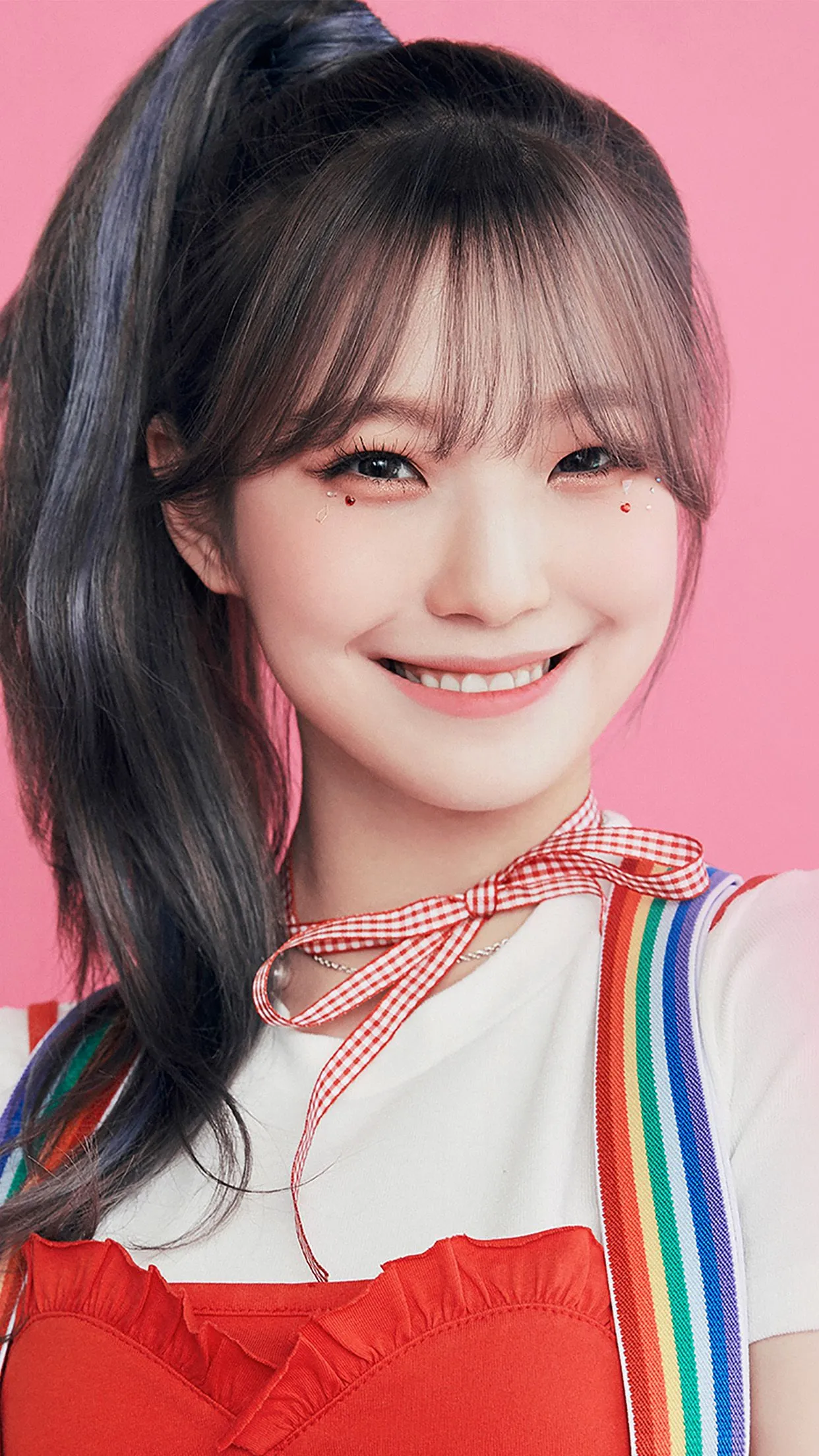 iPhone X wallpaper. kpop girl cute pink