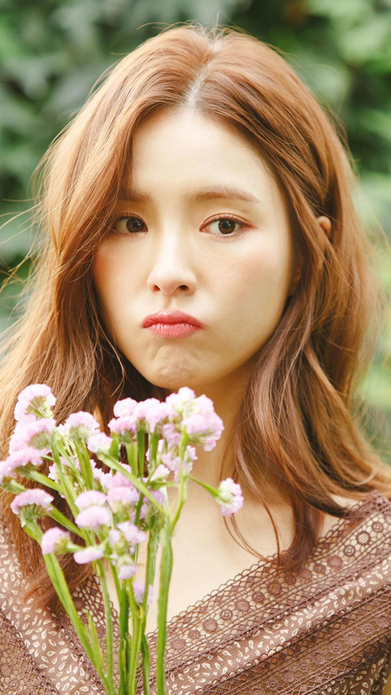 iPhone 6 wallpaper. kpop girl sekyung korean actress film flower