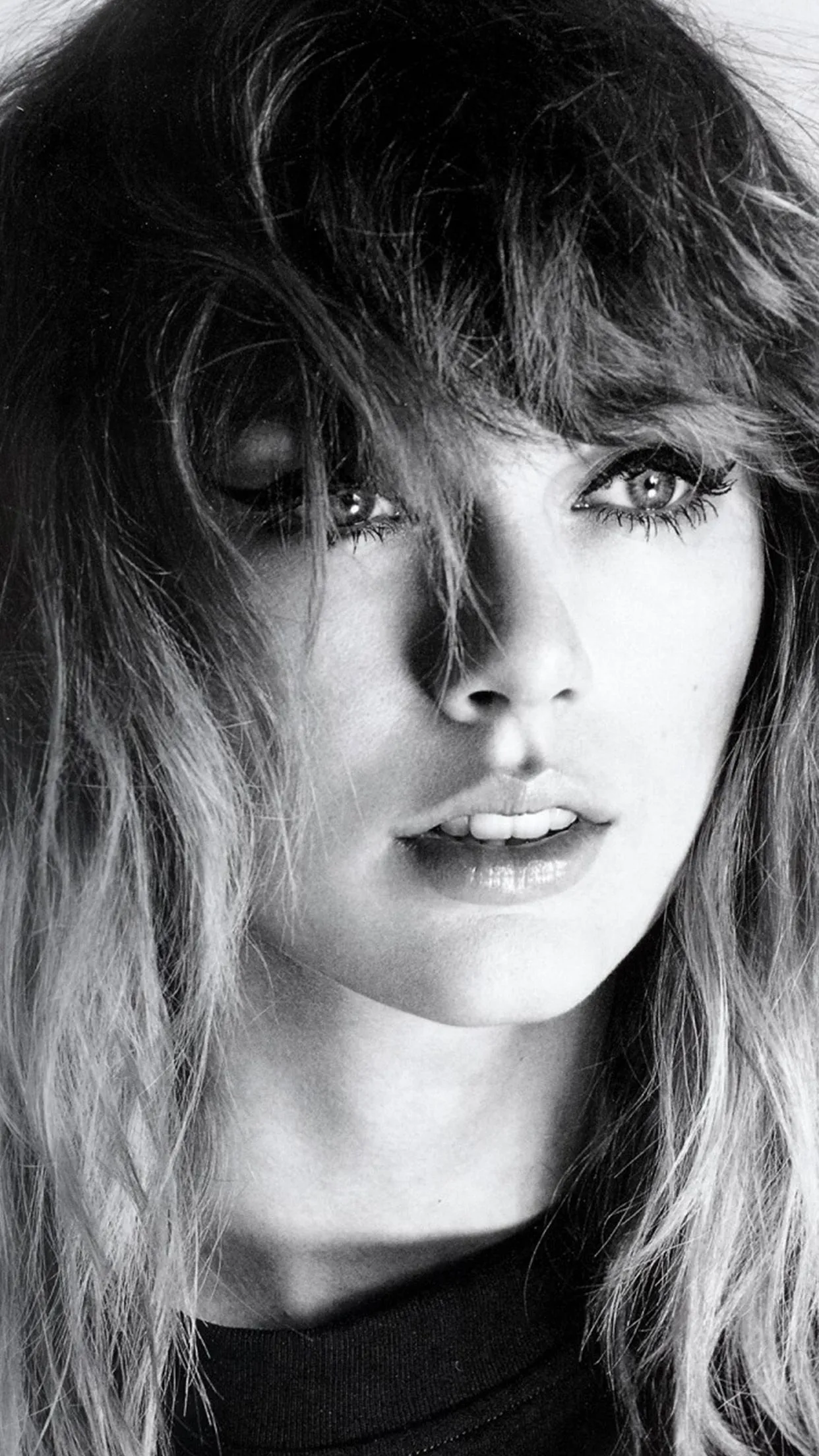 iPhone 6 wallpaper. taylor swift girl bw dark music face
