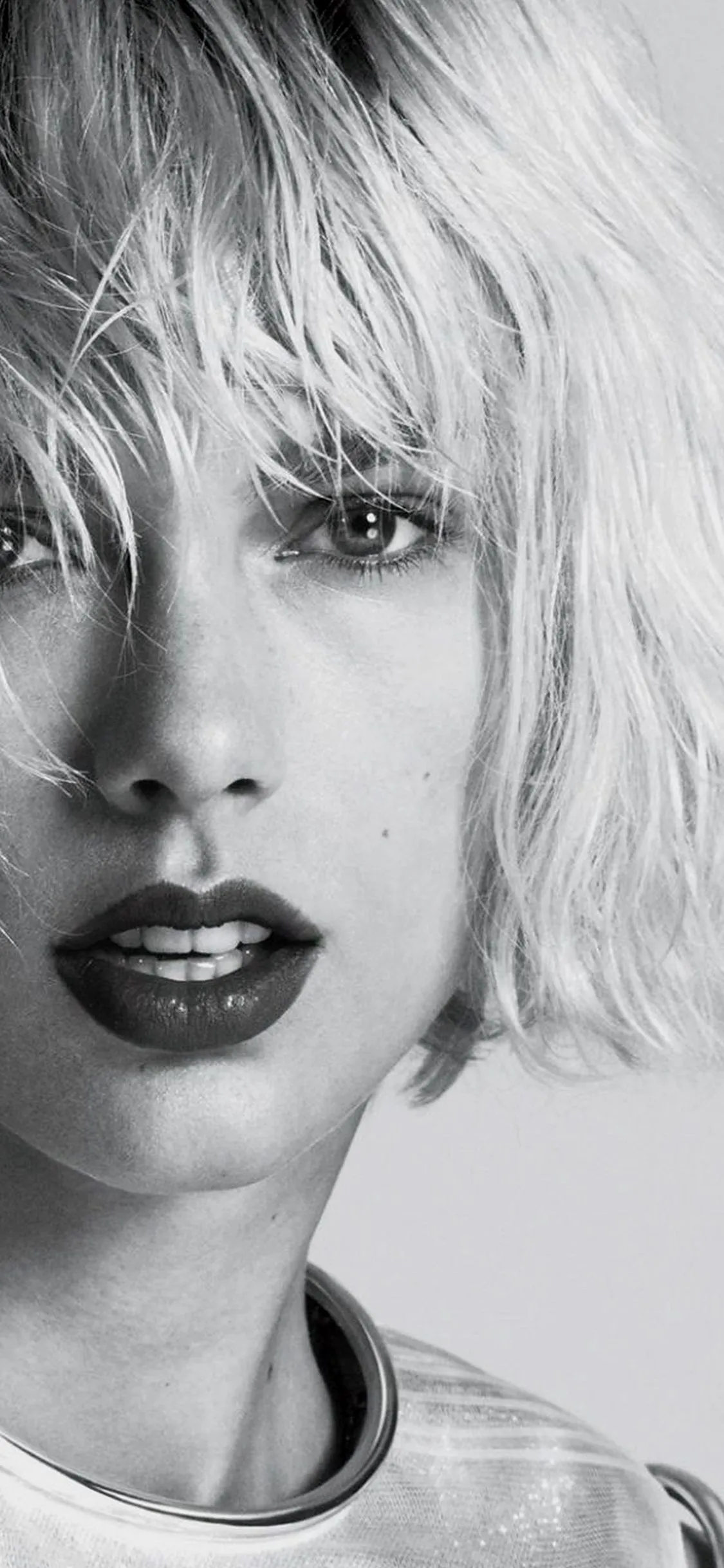 iPhone X wallpaper. taylor swift bw dark face singer