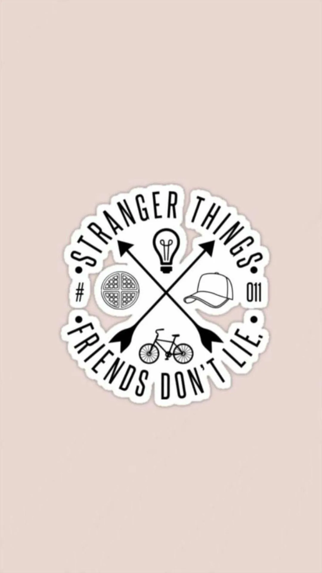 Download Cute Stranger Things Friends Don't Lie Icon Wallpaper