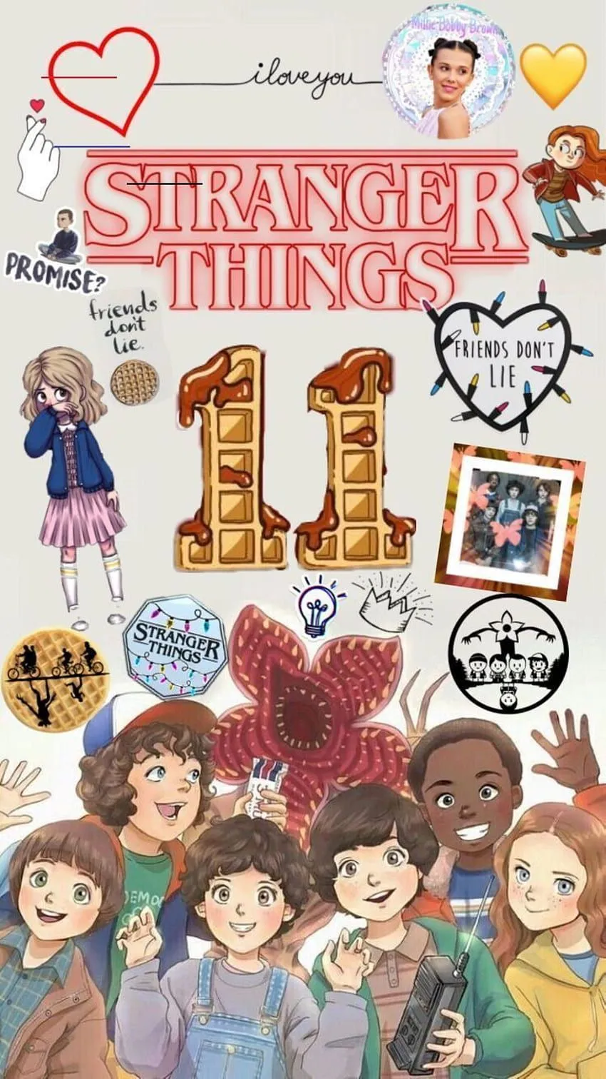 Cute Kawaii Stranger Things, Stranger Things Girly HD phone wallpaper