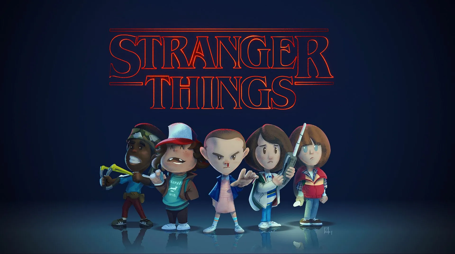 Stranger Things Fan Art Wallpaper, HD Tv Shows Wallpaper, 4k Wallpaper Image, Background, Photos and Picture