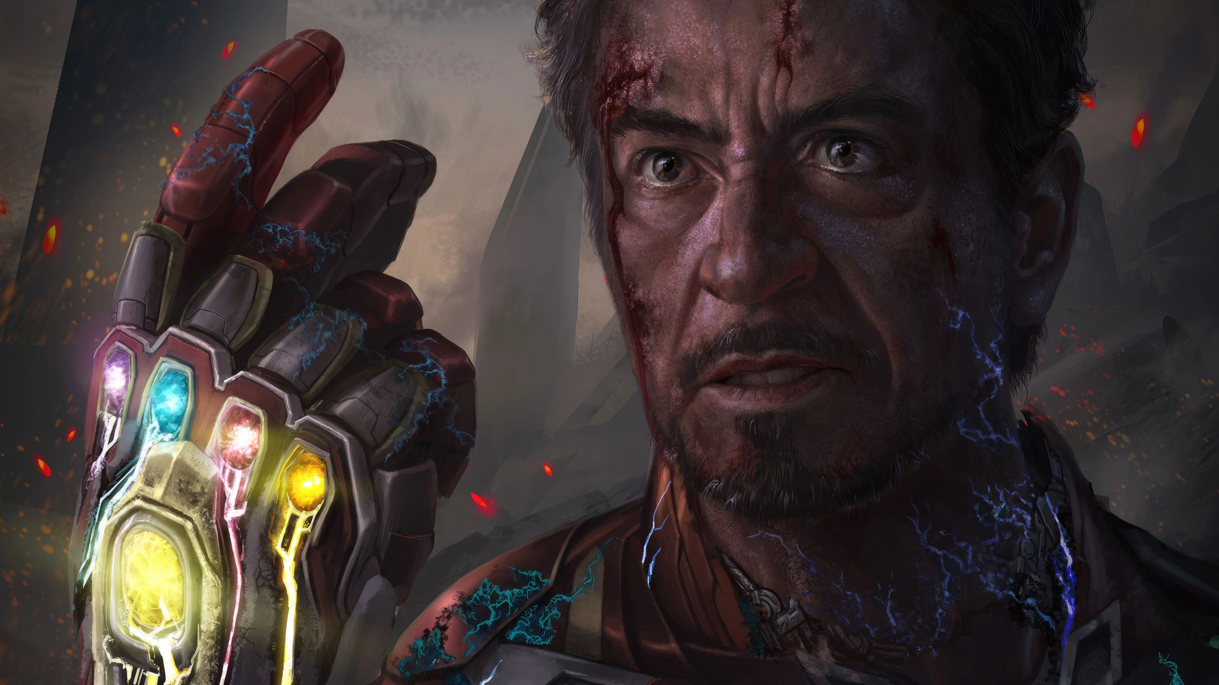 Tony Stark Snap Artwork 5k Wallpaper, HD Superheroes Wallpaper, 4k Wallpaper Image, Background, Photos and Picture