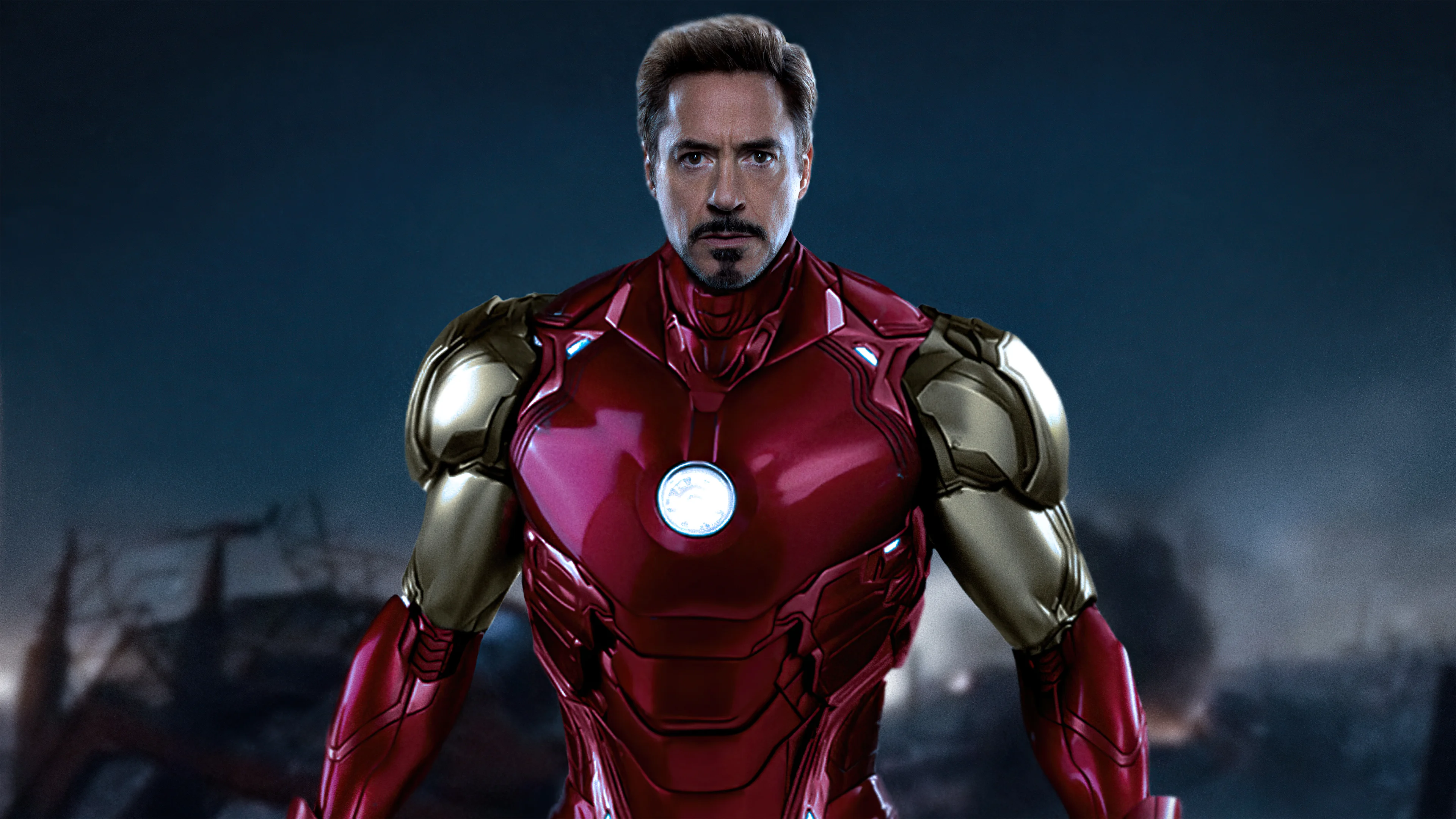 Tony Stark as Iron Man Wallpaper 4k for Desktop