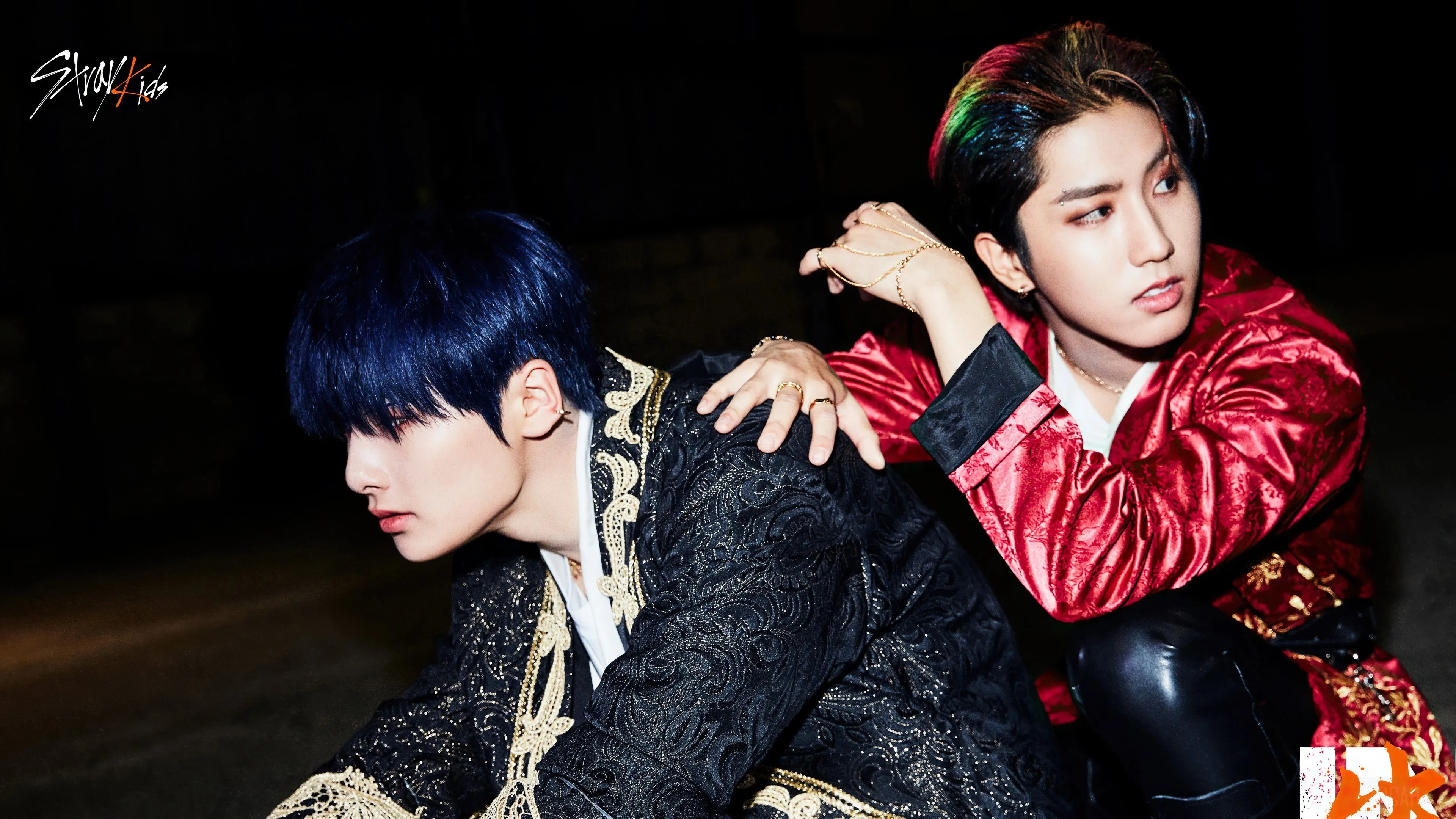 Stray Kids In And Han In Elegant Outfits 4K, HD Wallpaper