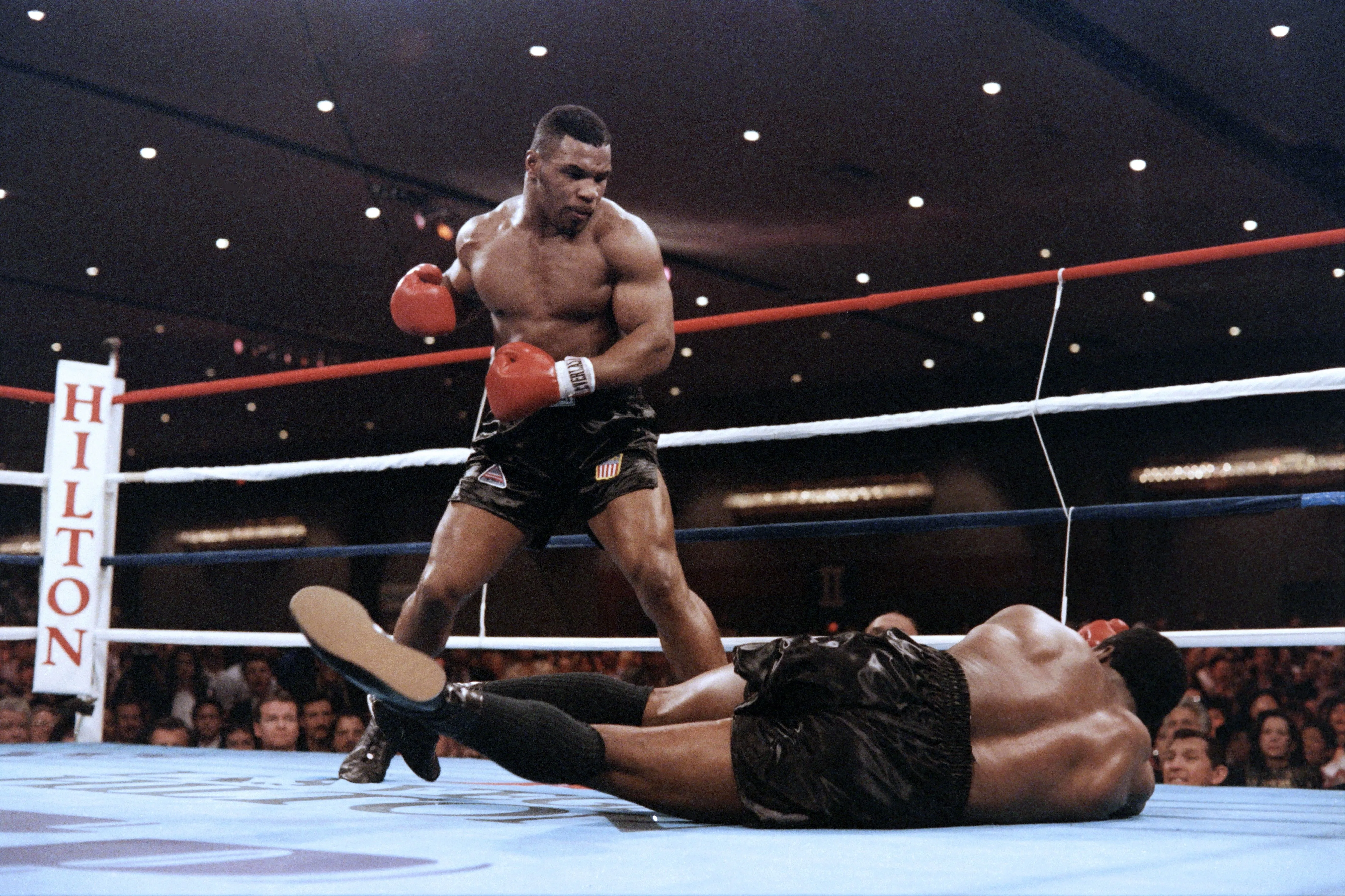 Wallpaper Boxing, knockout, the ring, Mike Tyson, Mike Tyson for mobile and desktop, section спорт, resolution 5316x3543