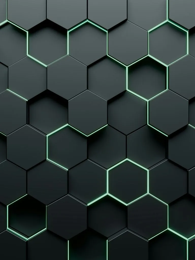Honeycomb Wallpaper 4K, Hexagons, Dark abstract