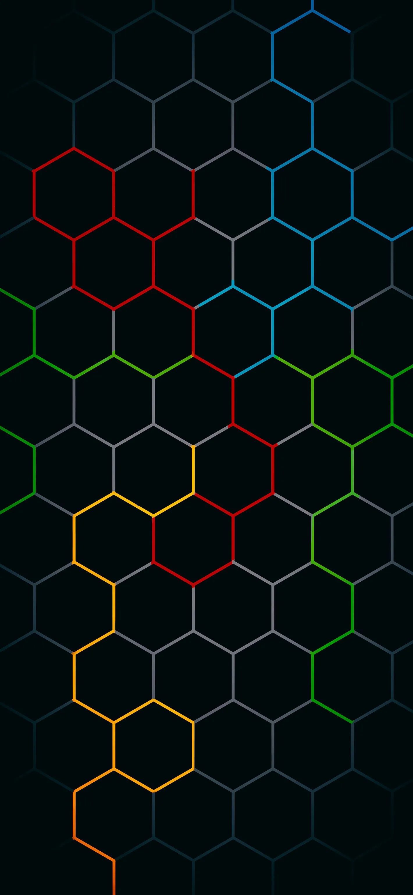 Coloured Honeycomb. Honeycomb wallpaper, Android wallpaper dark, Flower iphone wallpaper