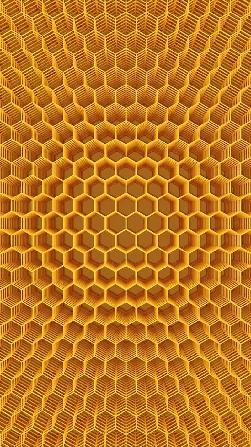 Honeycomb, 3D, hexaganol, honey, patterns, HD phone wallpaper