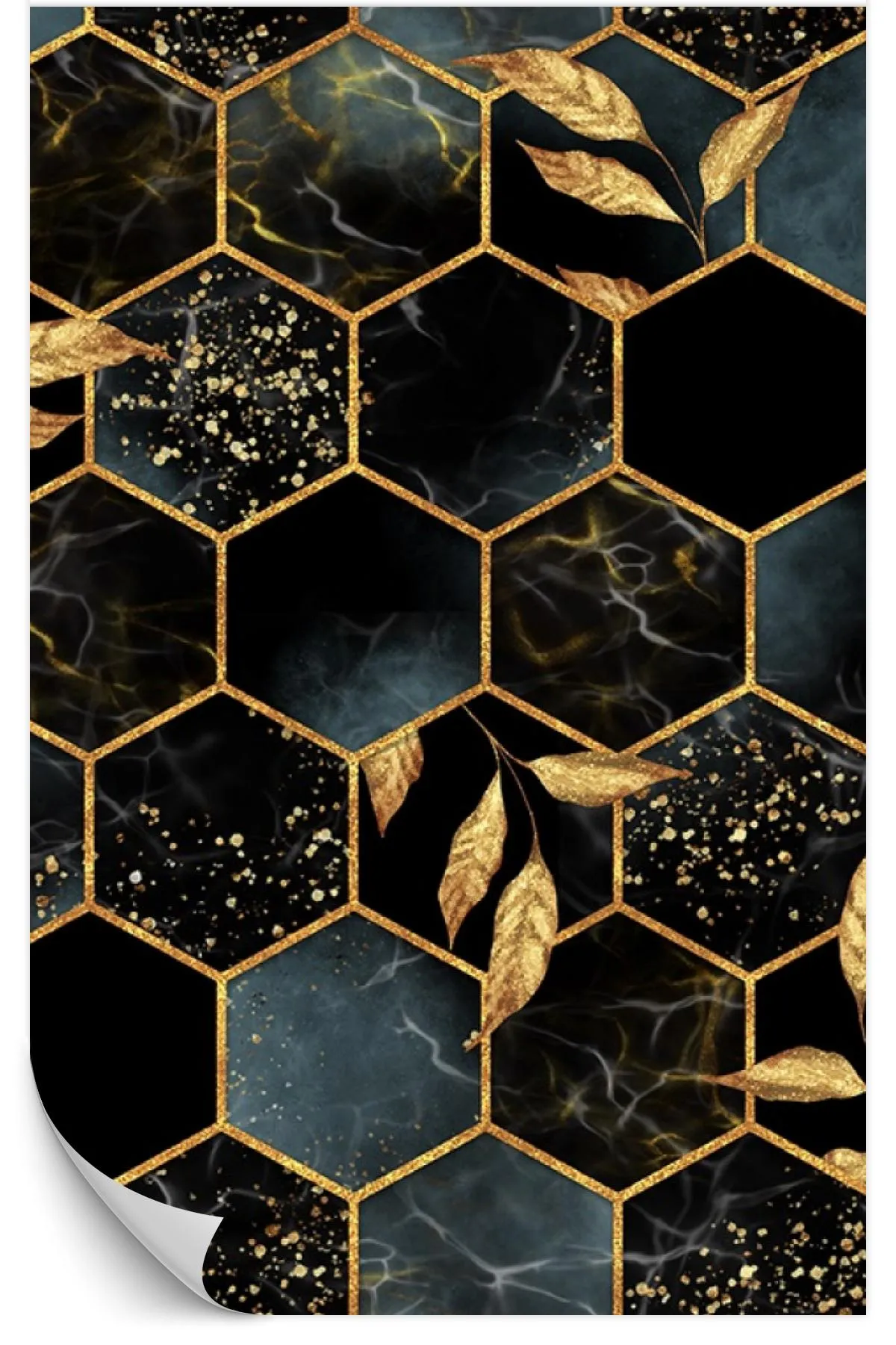 Dark Honeycomb Wallpaper