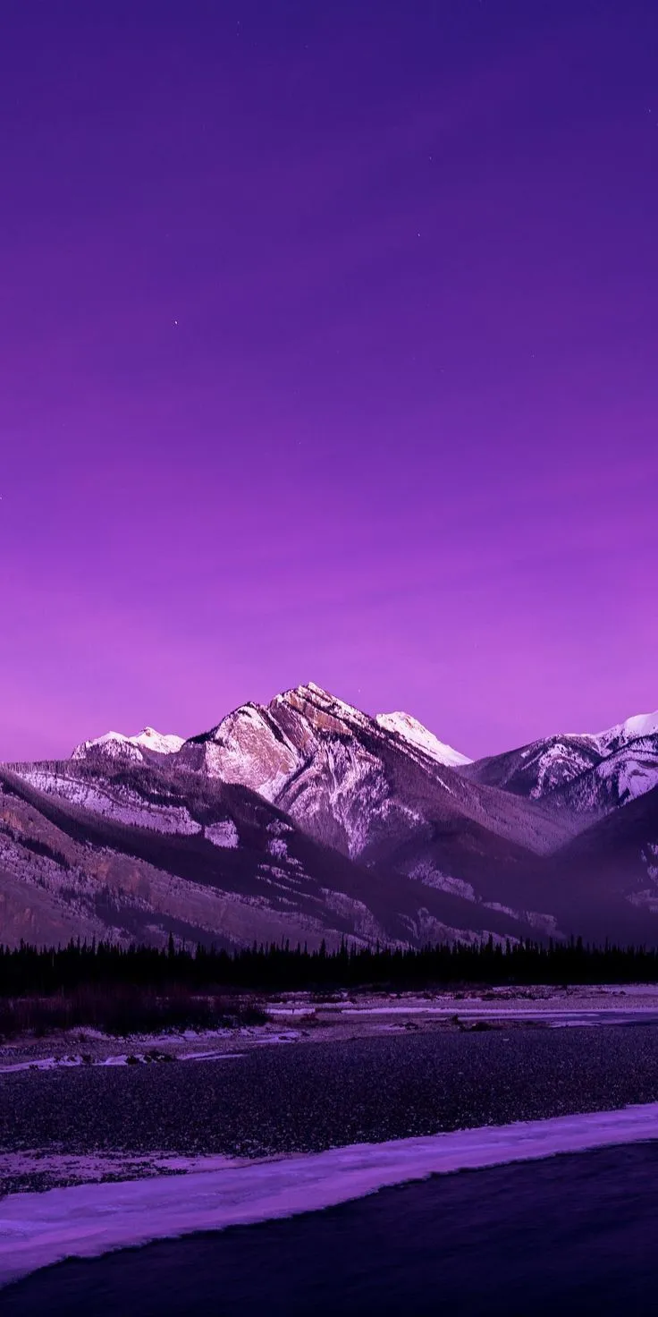 Purple Night Sky Wallpaper. Wallpaper purple nature