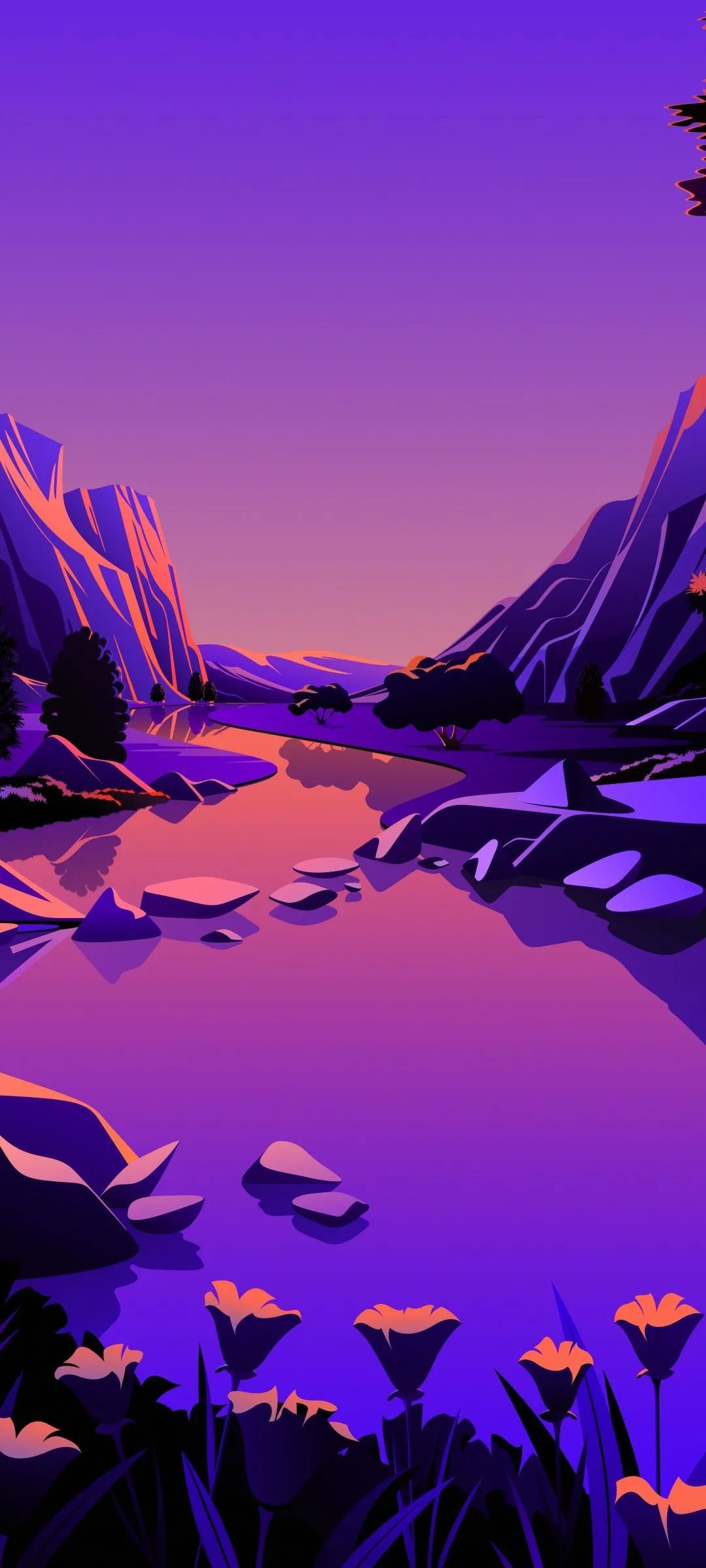 Lake Wallpaper 4K, macOS Big Sur, Mountains, Rocks