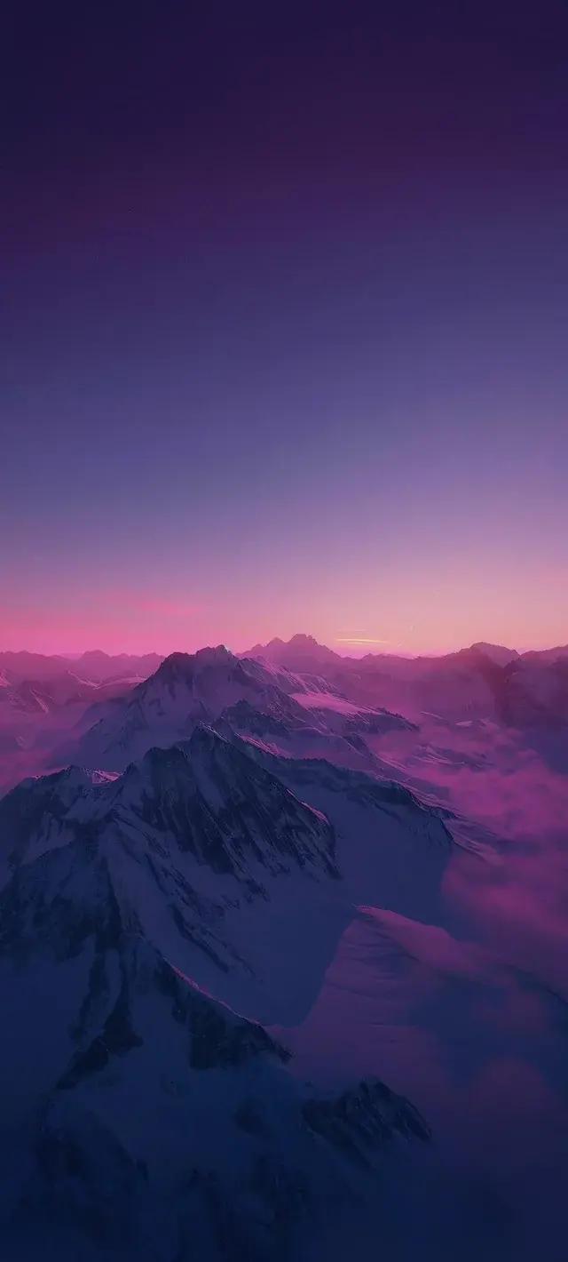 Purple Sunset Sky With Mountains HD 4K Best IPhone Wallpaper Background And For Apple IOS 26 In 2025 2026 And 2027 From Reddit
