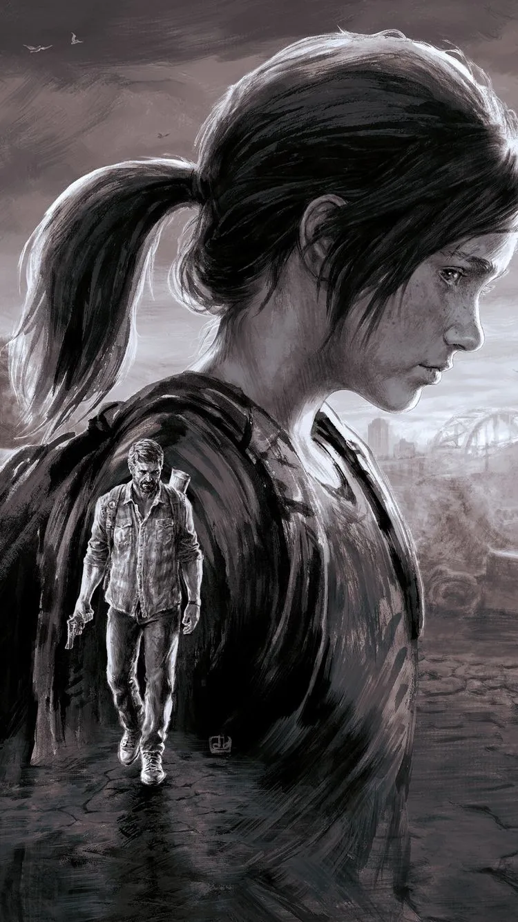 Download The Last of Us, Ellie Williams, Poster, Sony, PlayStation, Last of Us Wallpaper in 750x1334 Resolution