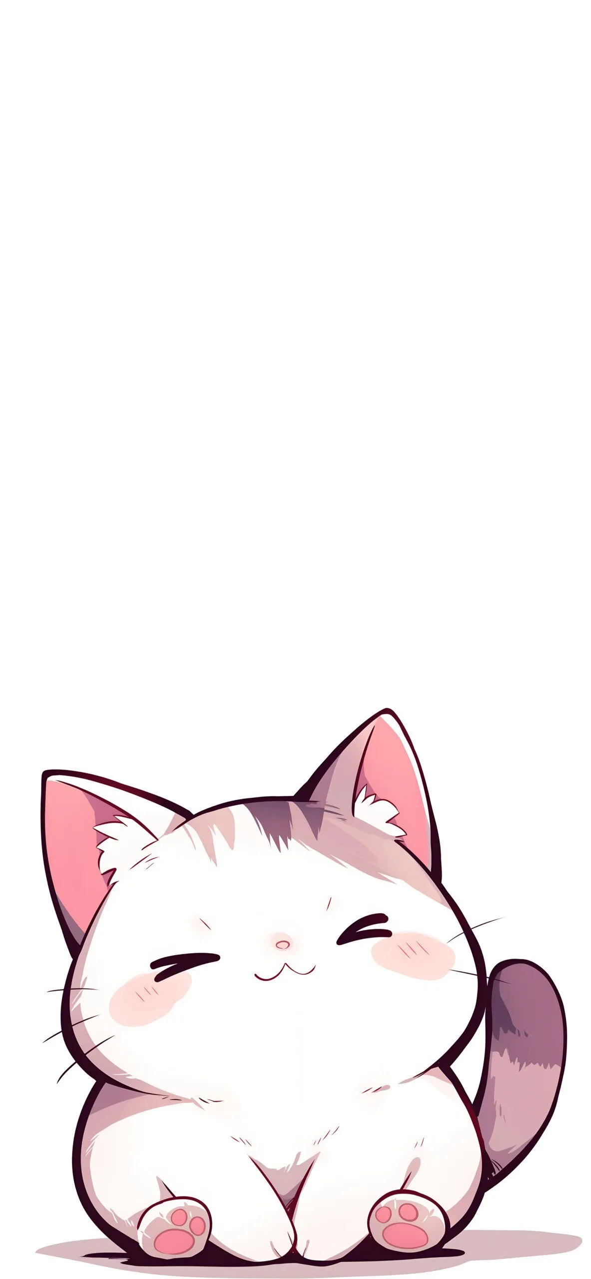 Kawaii Kitten Wallpaper Animals Art Wallpaper iPhone