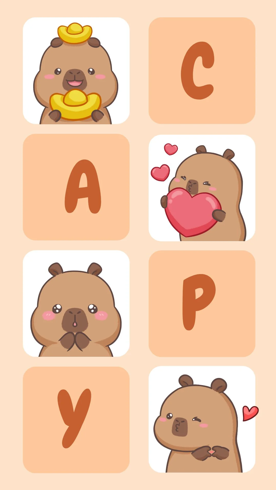 Capybara Phone Wallpaper Free Download