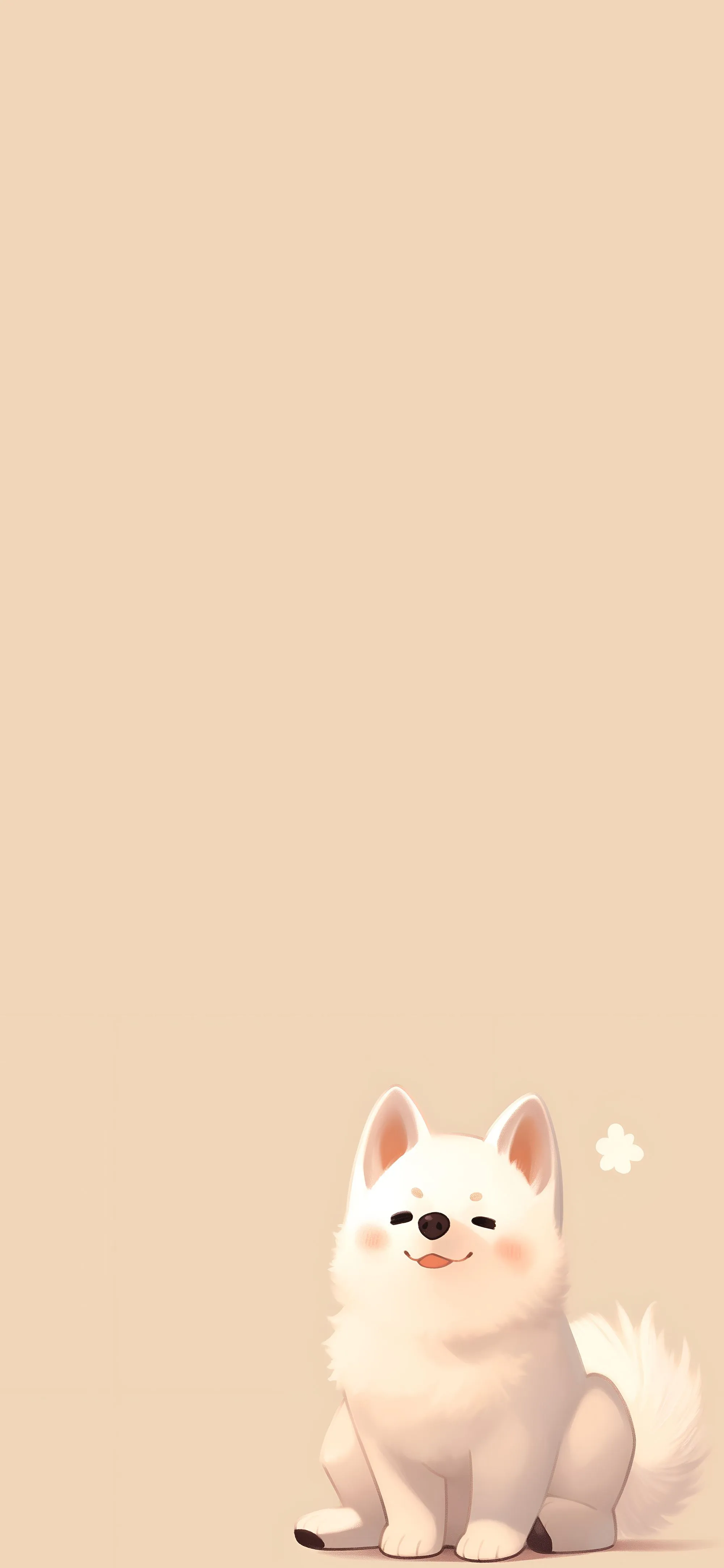 Cute White Dog Wallpaper Animals Wallpaper iPhone