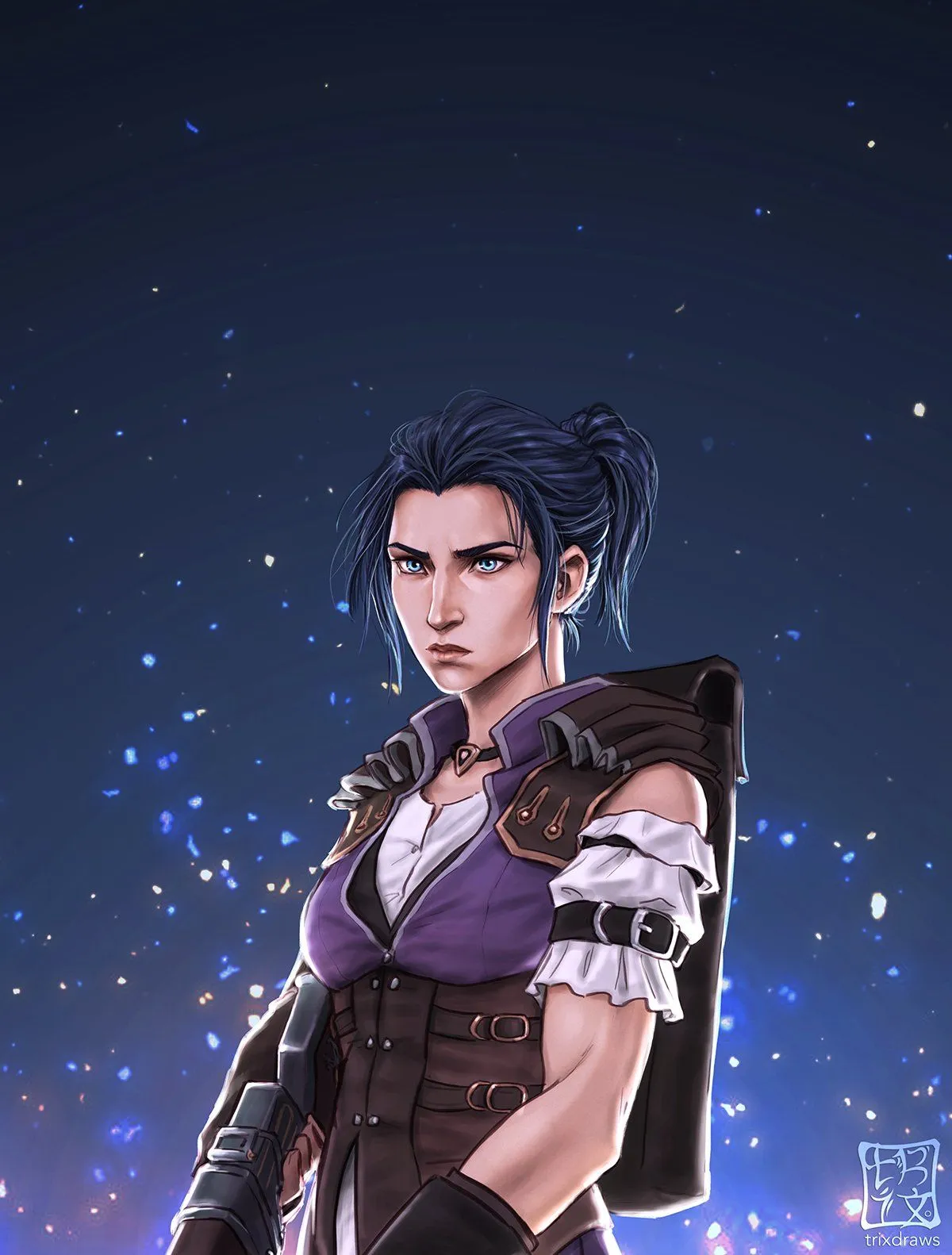 Caitlyn of Legends by Trixdraws Anime Image Board