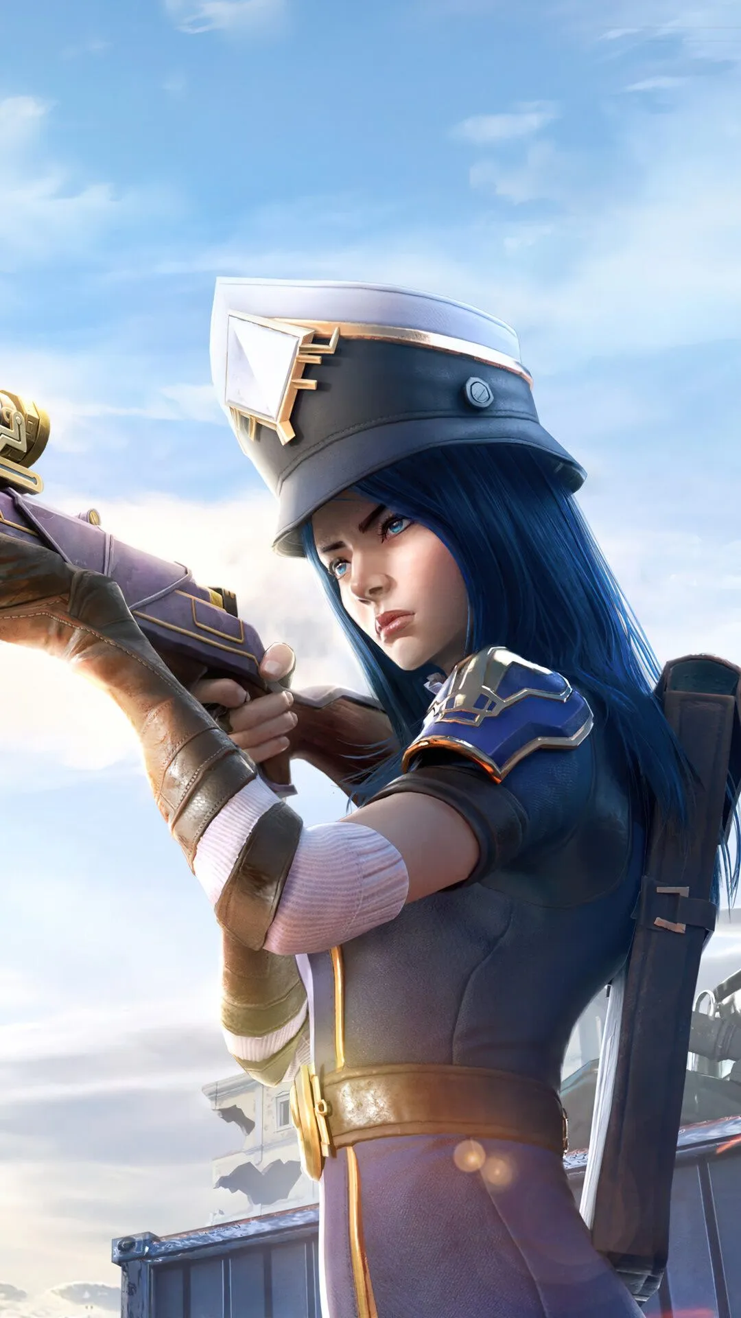 Caitlyn, Arcane, Pubg Mobile, Video Game, Playerunknowns Battlegrounds, Video Game HD Phone Wallpaper