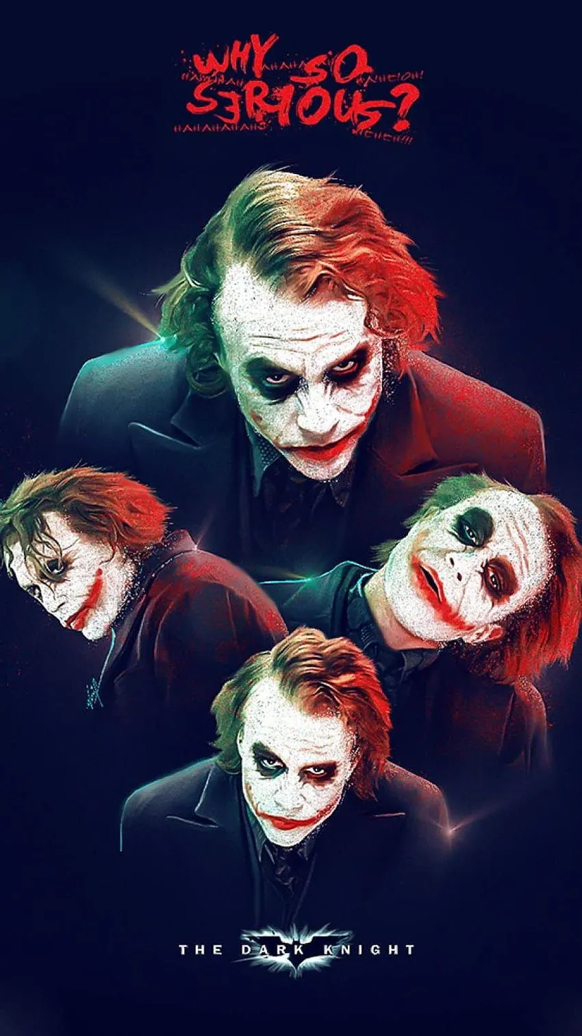 Dark Knight Joker Why So Serious Wide HD phone wallpaper