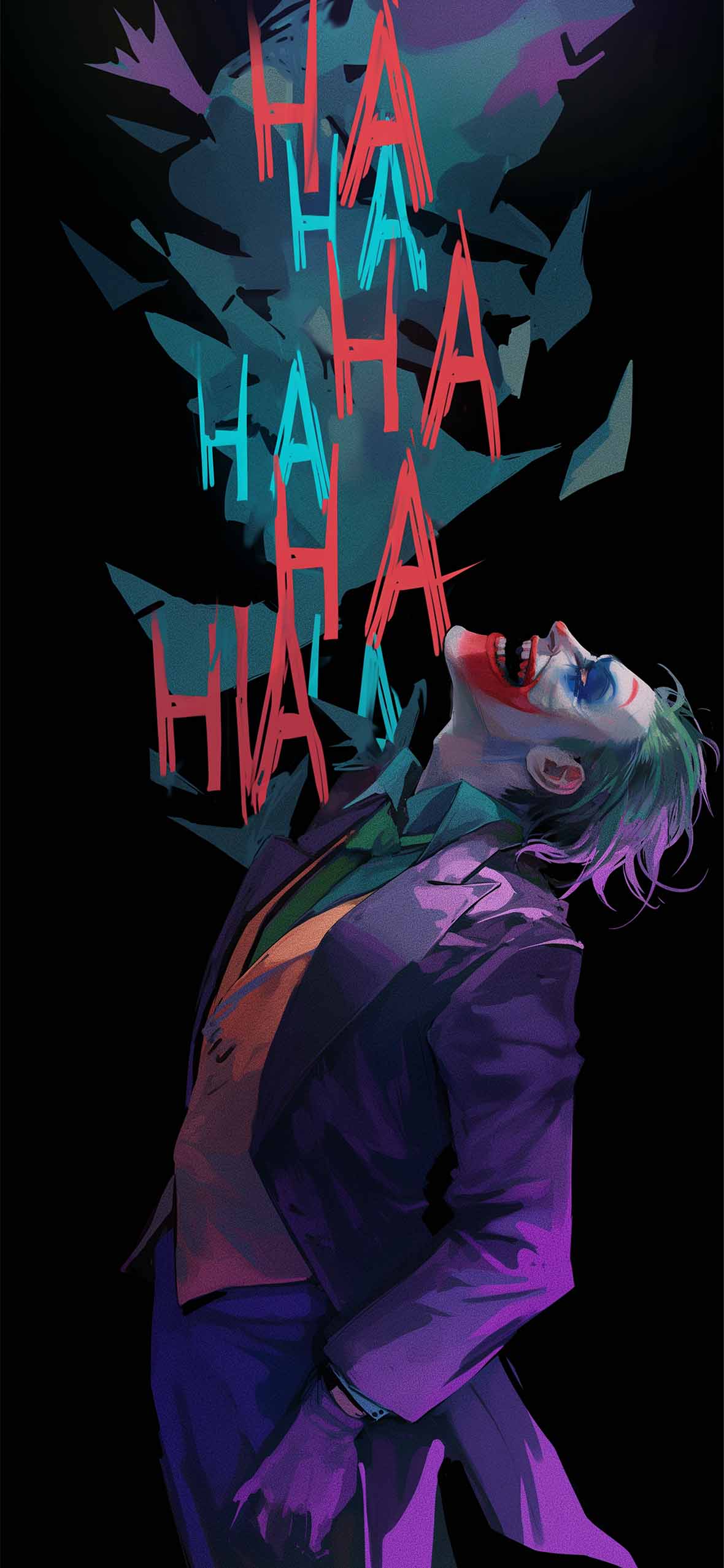 Joker Crazy Laugh Dark Wallpaper Phone Wallpaper HD