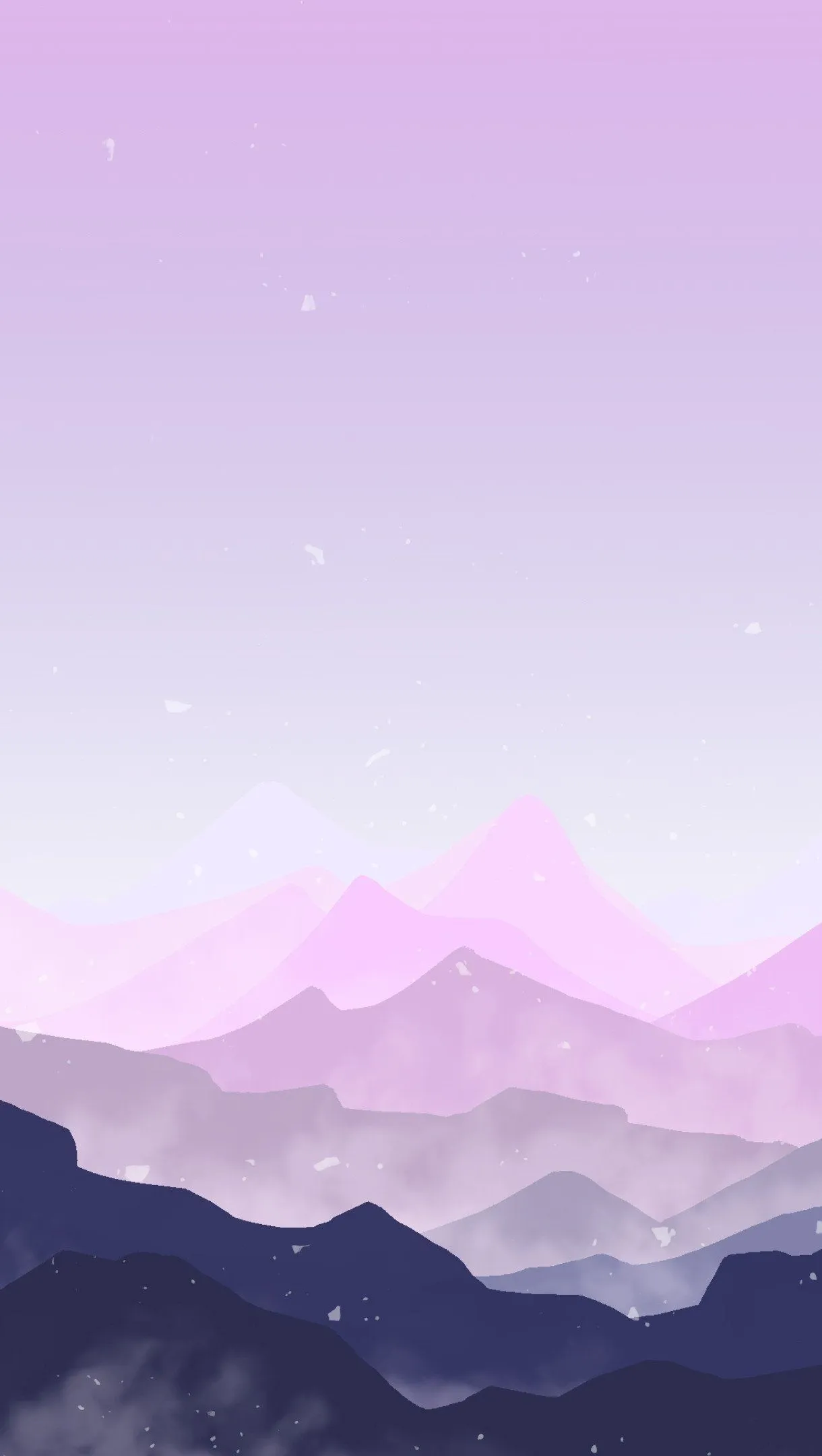 Aesthetic landscape of mountains and sun Wallpaper 4k for iPhone and Mobile Phone