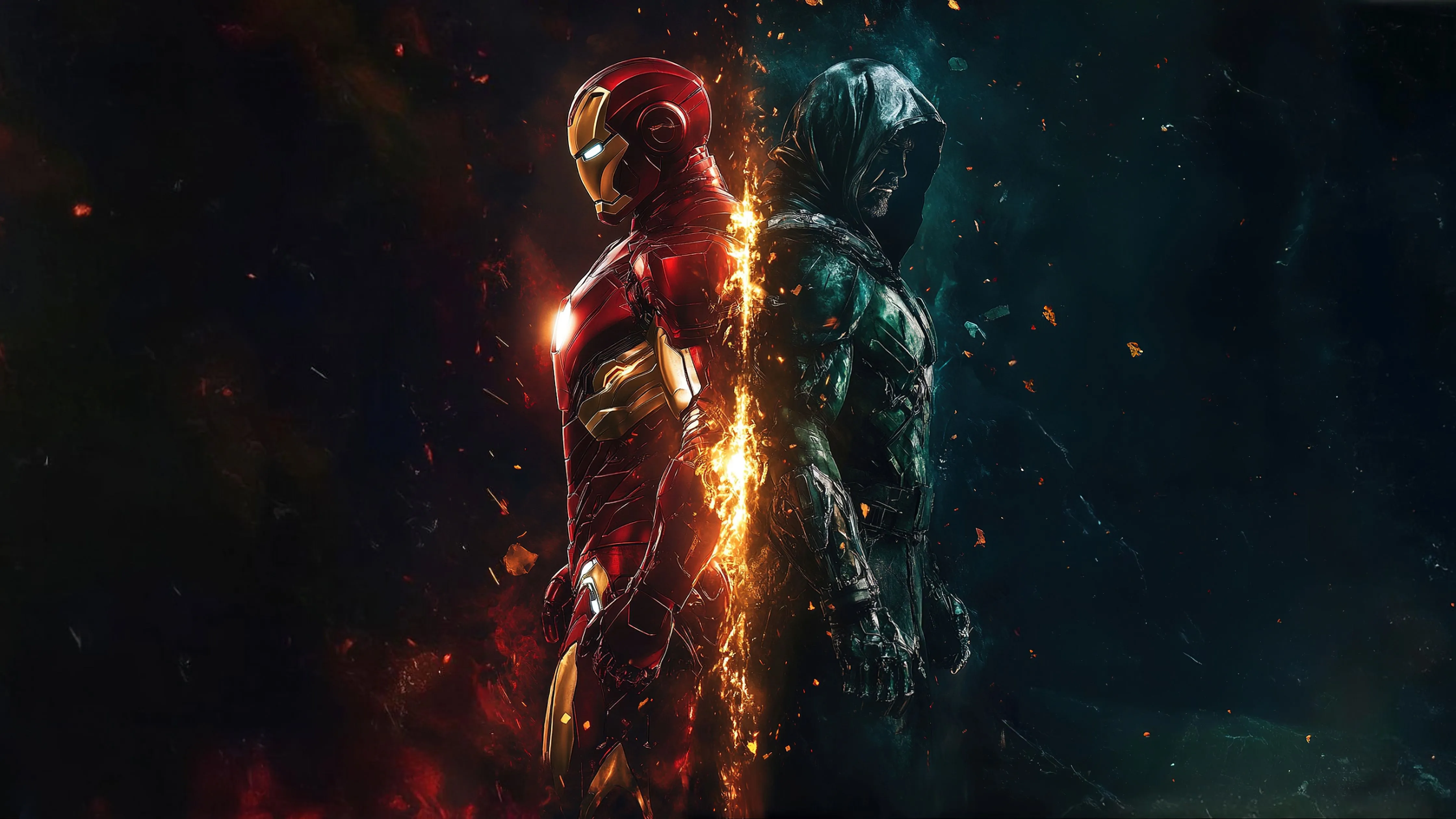 Iron Man Wallpaper 4K, Doctor Doom, Marvel Comics, 5K