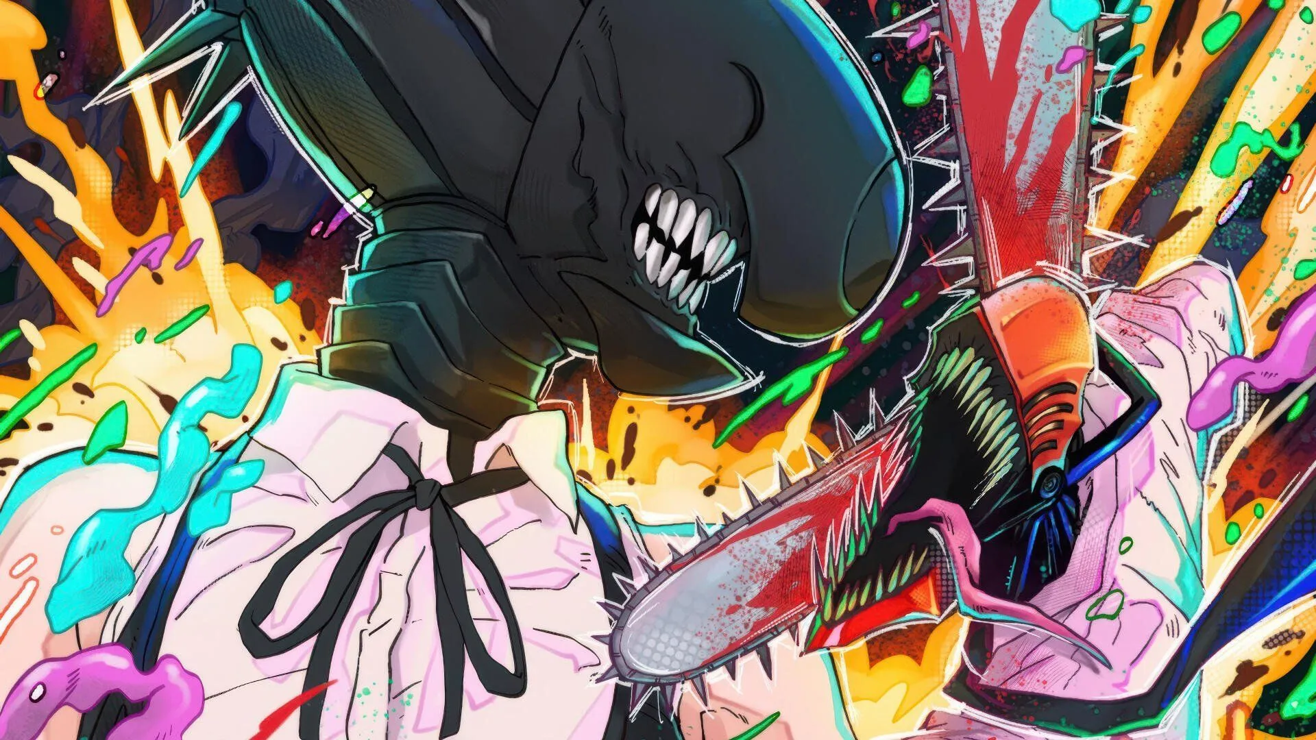 Chainsaw Man: 4K Ultra HD Carnage Wallpaper