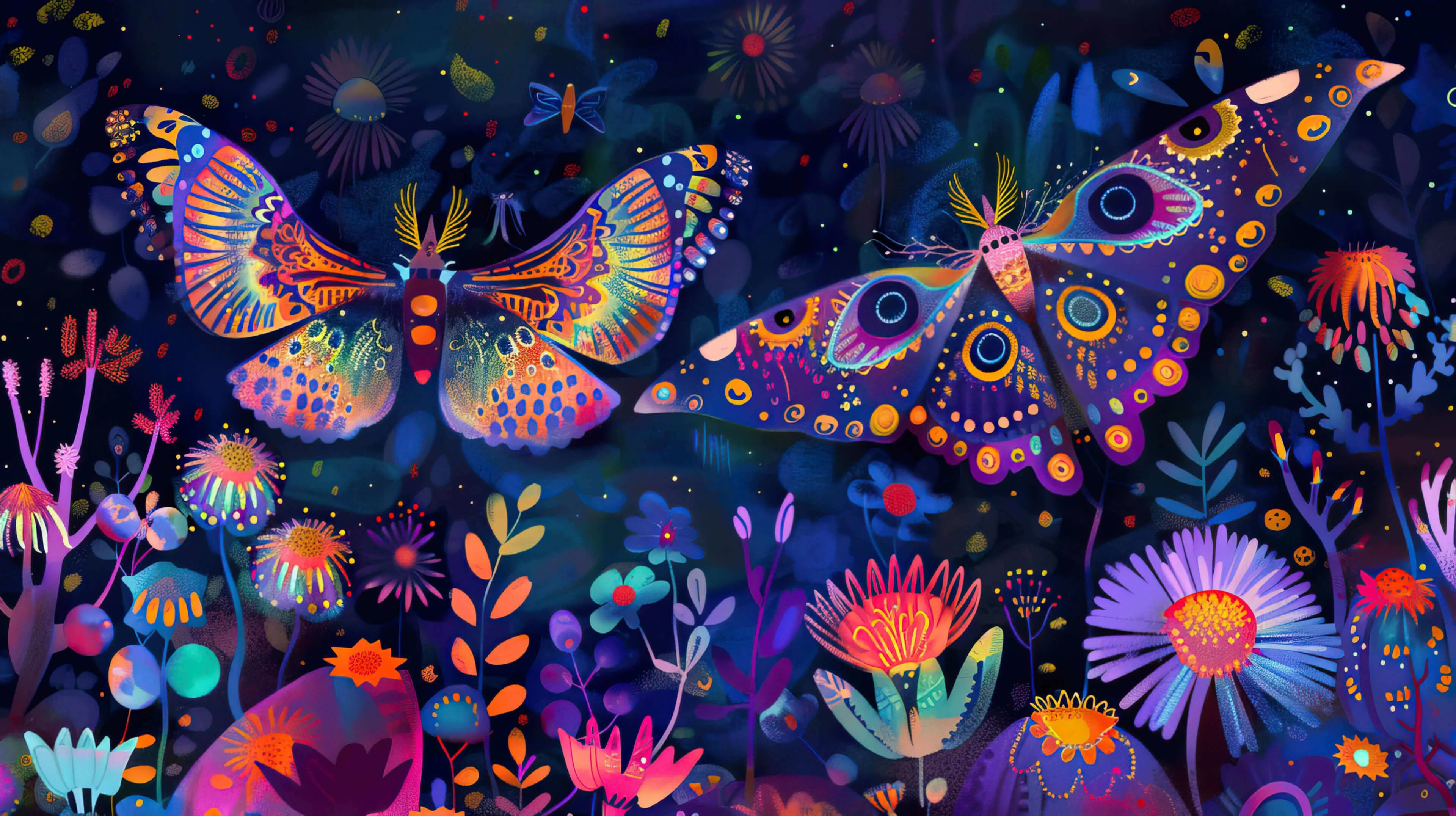 Moth Wallpaper, Free, 4k