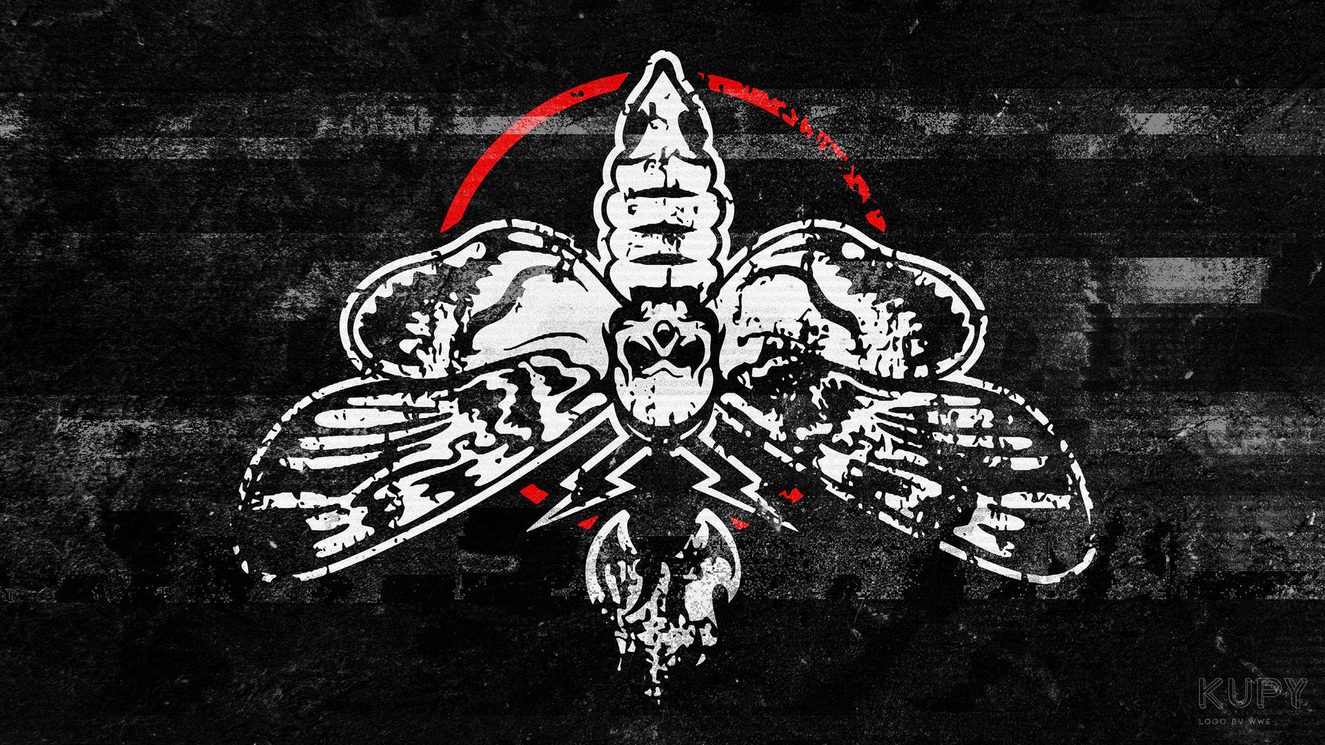 Download Death's Head Hawkmoth Insect In Solid Black Wallpaper
