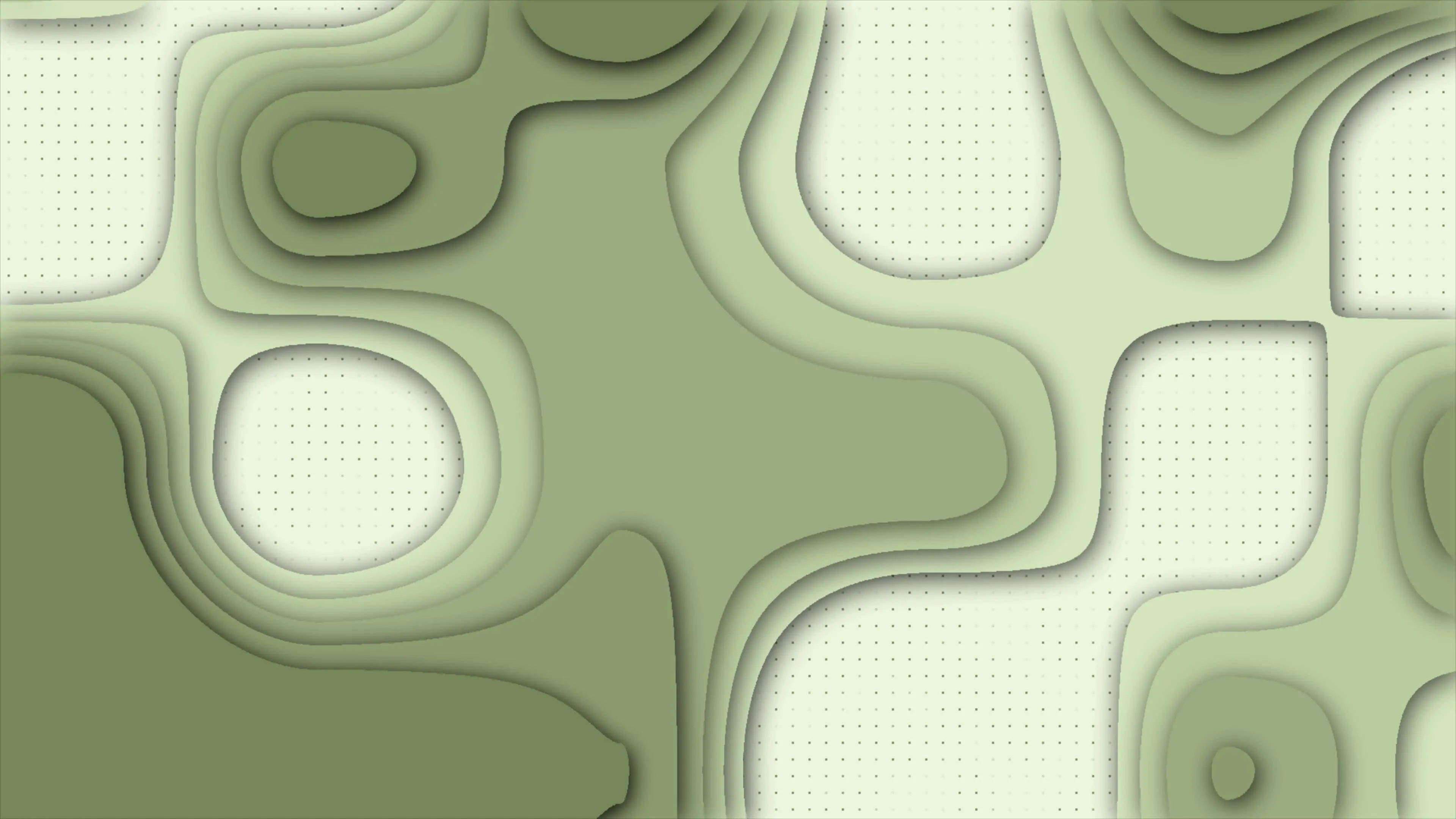 olive green color 3D depth abstract background