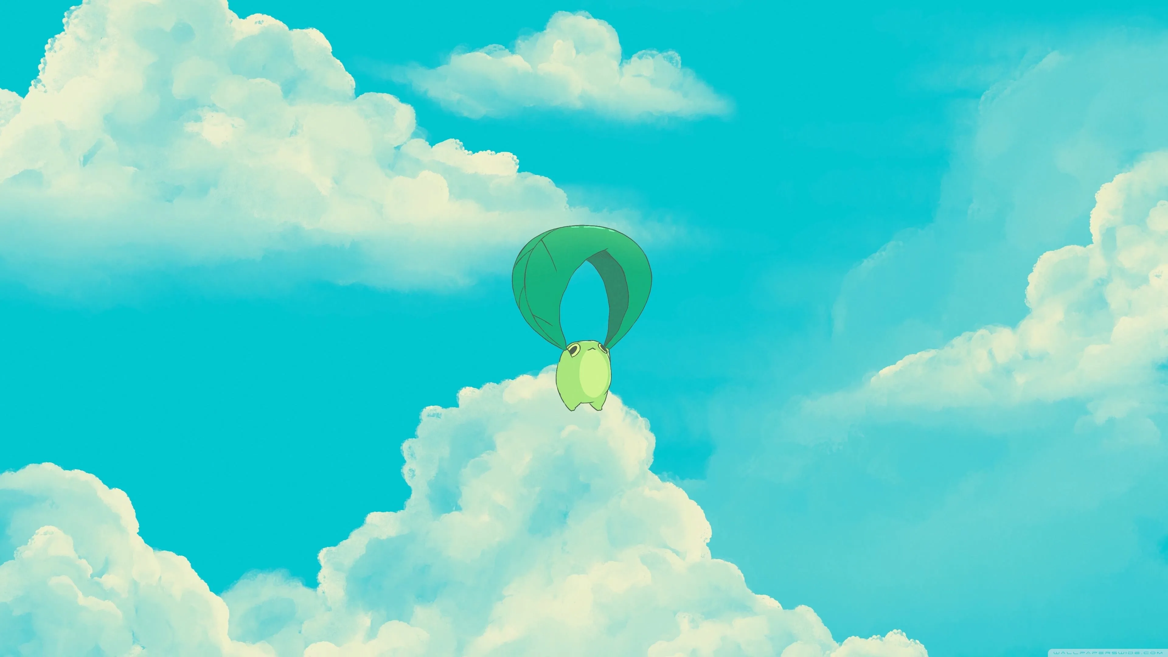 Cute Frog Illustration 4K UHD Wallpaper for UltraHD Desktop and TV, Widescreen and UltraWide Display, Smartphone and Tablet Devices