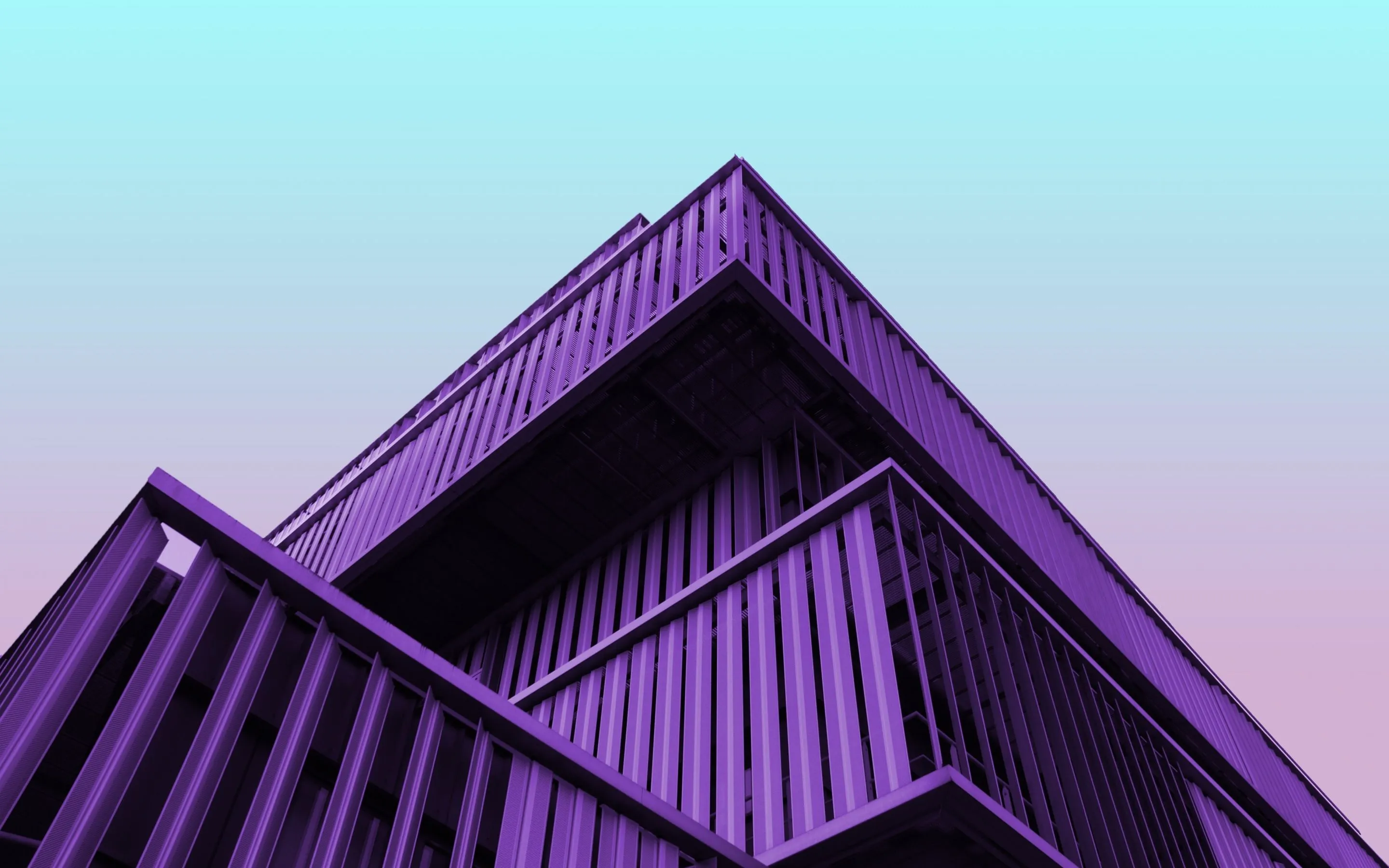 Modern architecture Wallpaper 4K, Contemporary, Purple, Building