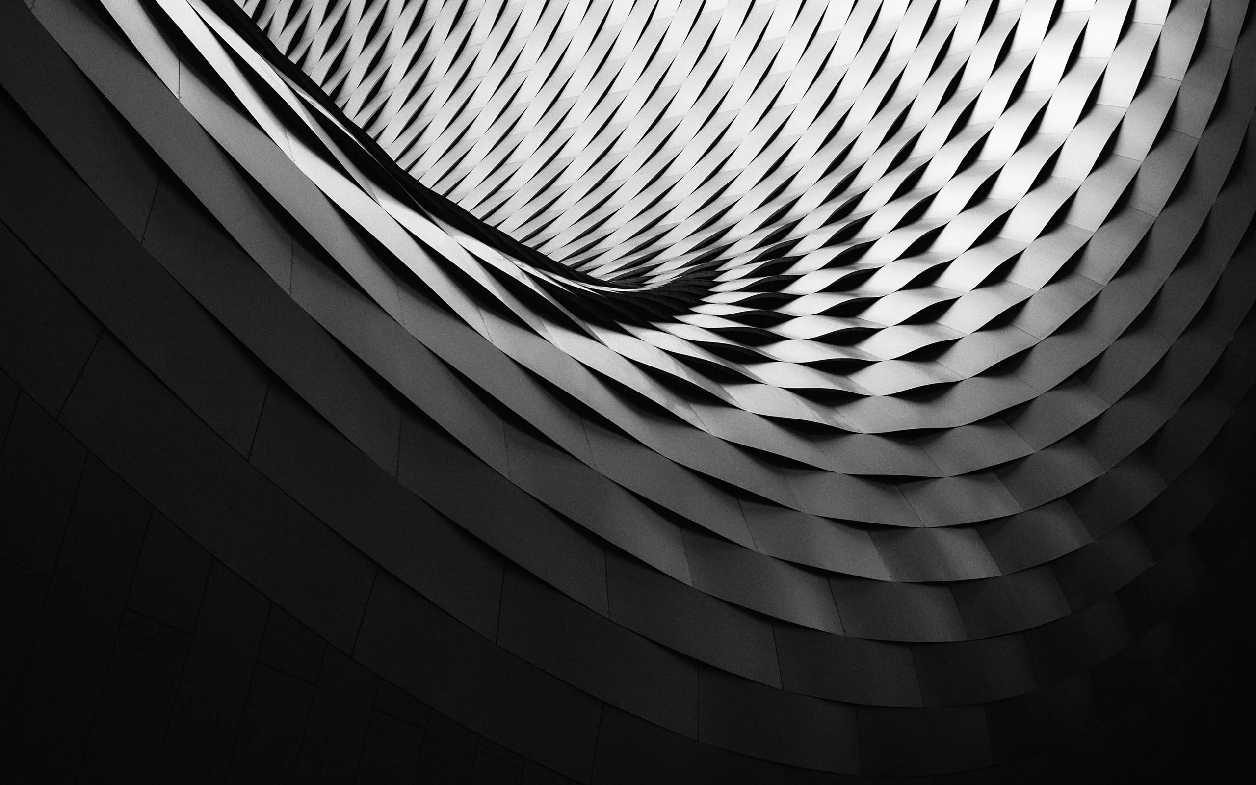 Black white abstract architecture 2017 HD Wallpaper