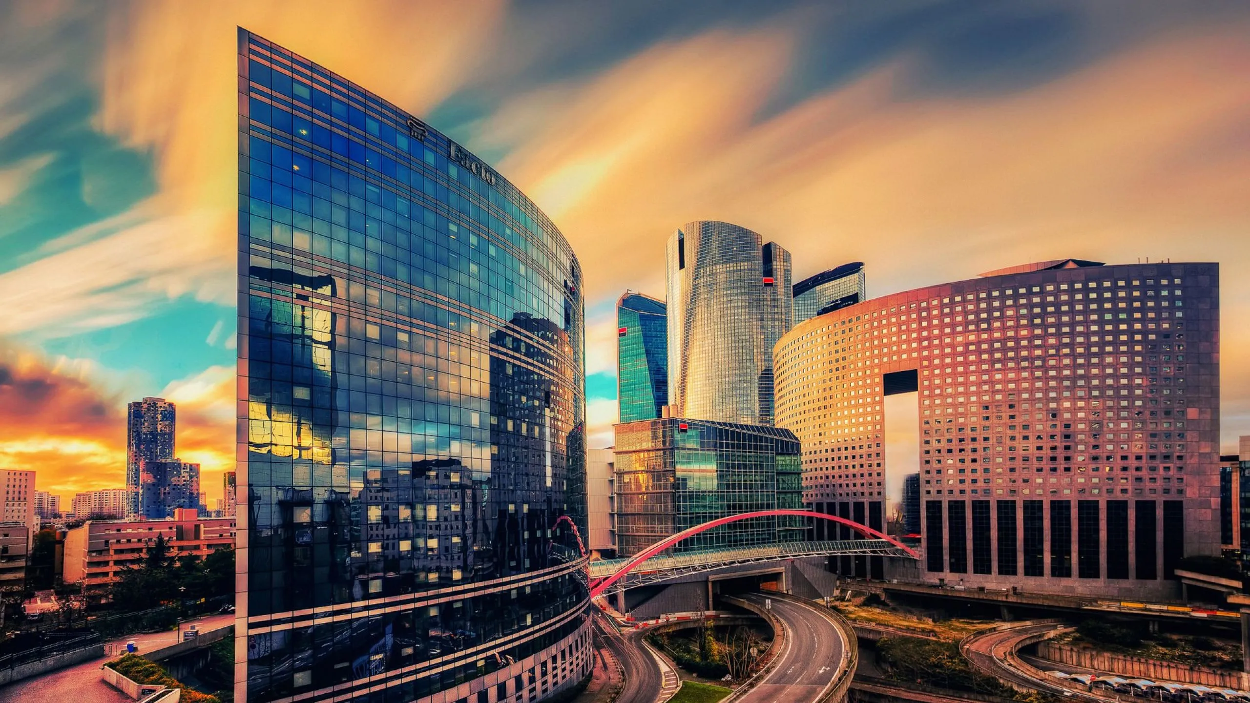 WQHD, QHD, 16:9 Modern Architecture Wallpaper Free 2560x1440 High Quality Background