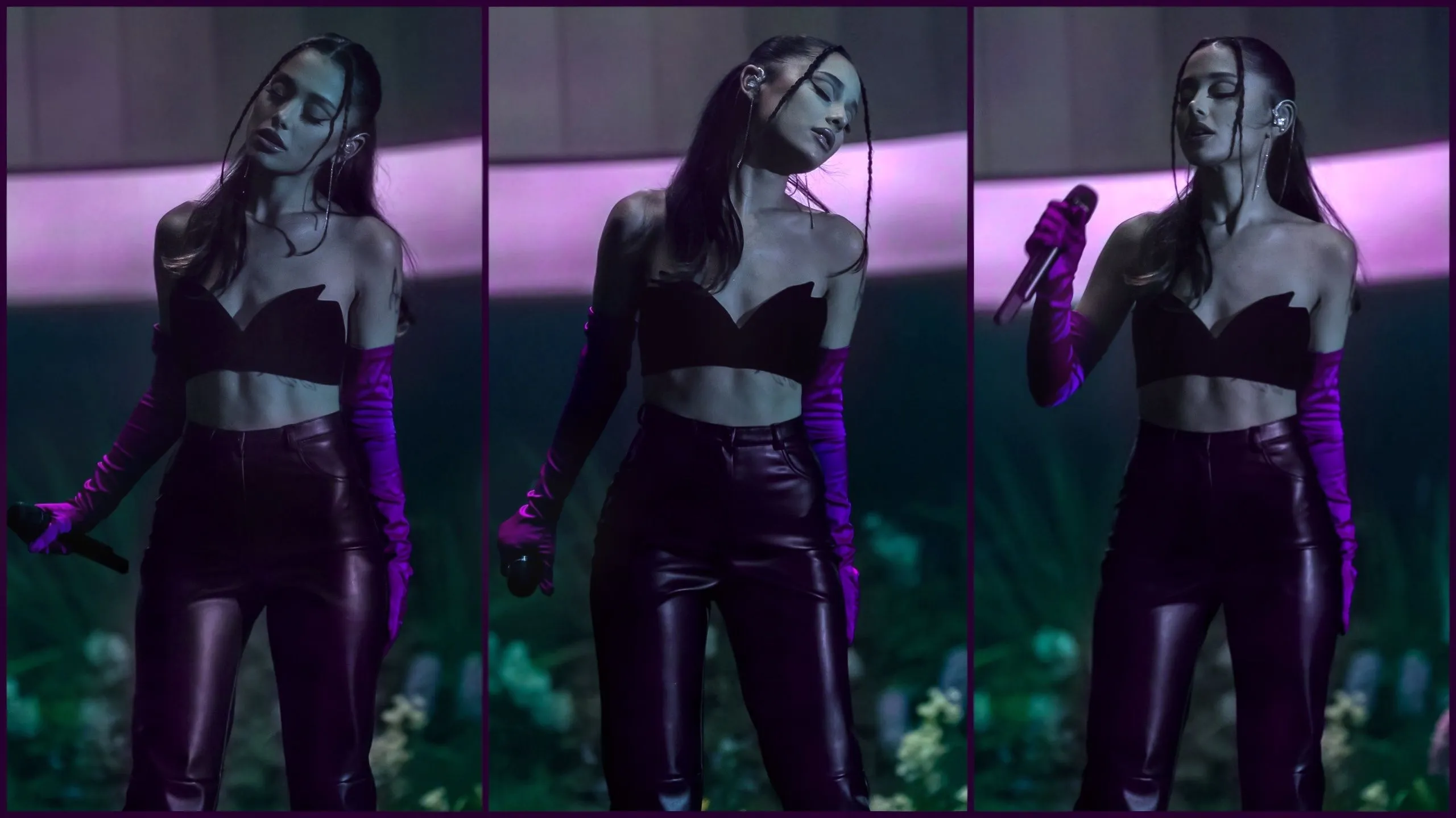 Wallpaper wallpaper, Music, people, singer, collage, actres, Ariana Grande, 2021 for mobile and desktop, section музыка, resolution 2560x1440