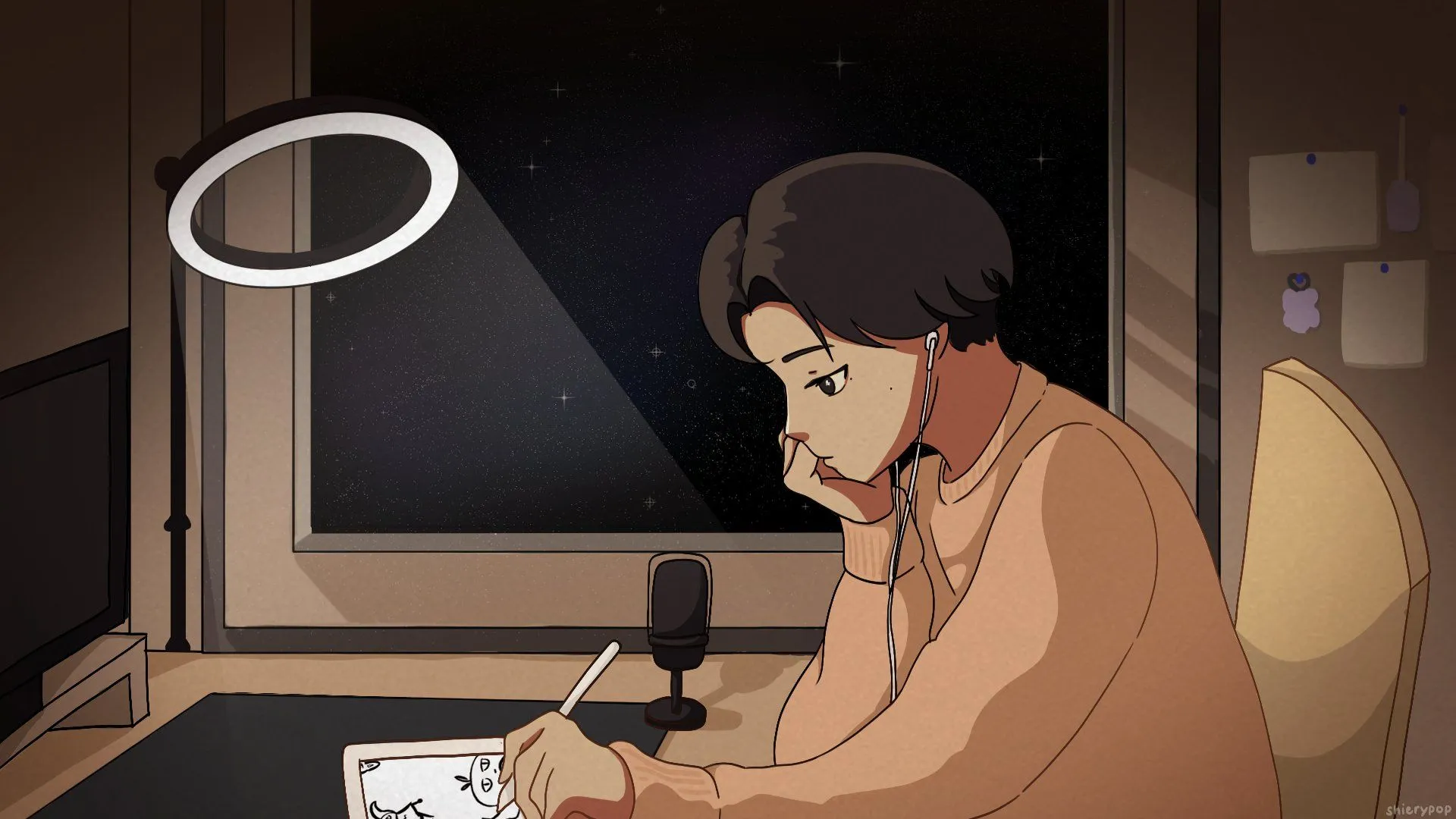 Best Anime Boy Studying Wallpaper For Desktop, PC, Laptop, Computer [ 4k, HD ]