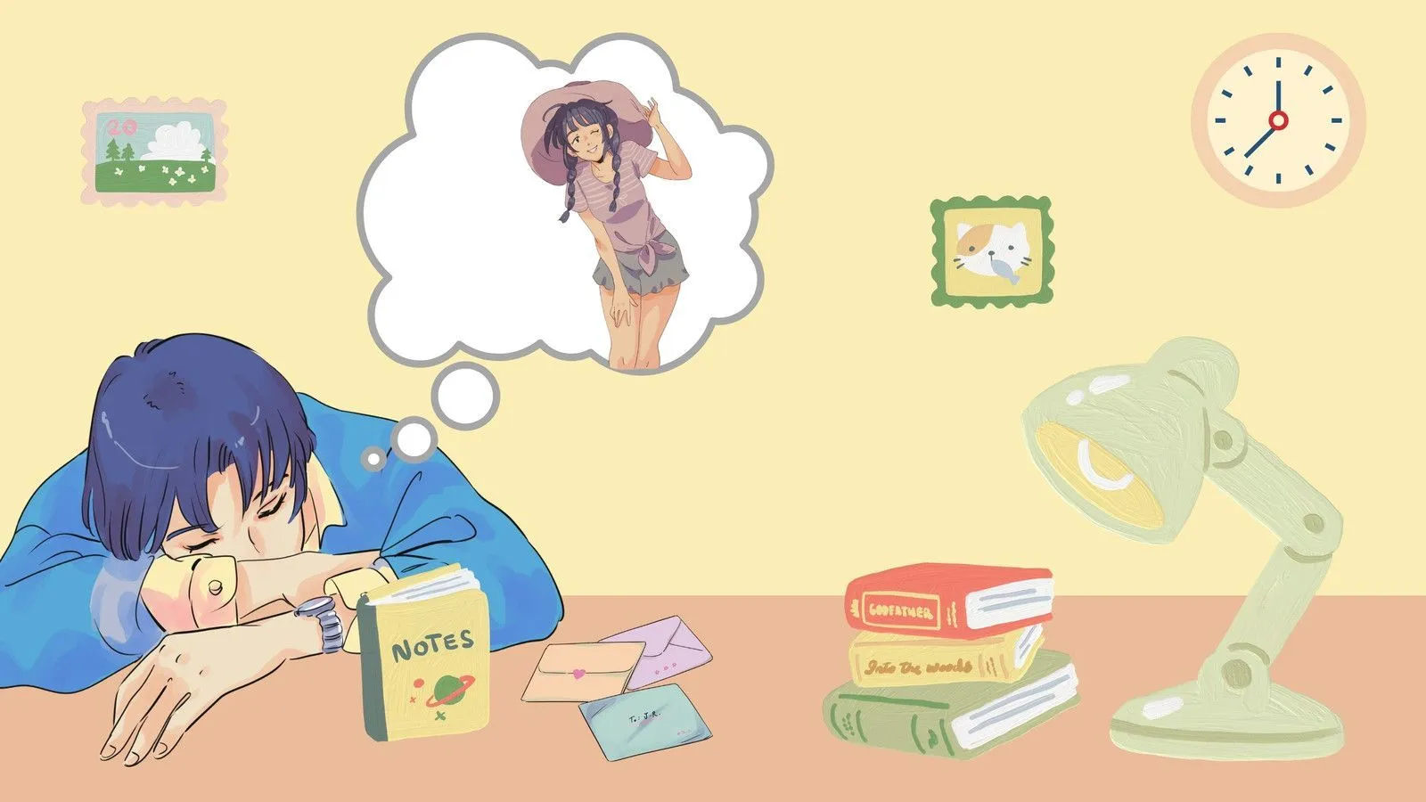 Anime Study Wallpaper, HD Background on WallpaperBat