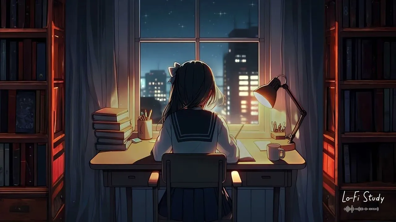 Lo Fi Beats to Relax Study to Anime Study Girl Ambience Musics
