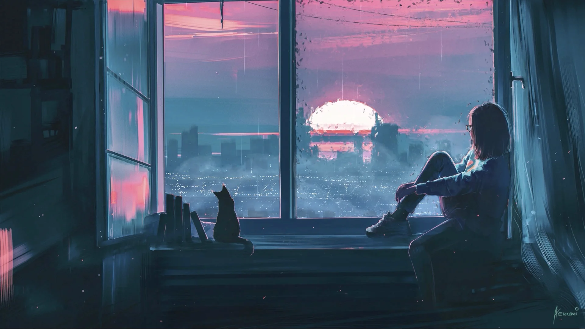 Chill & Study Live Wallpaper